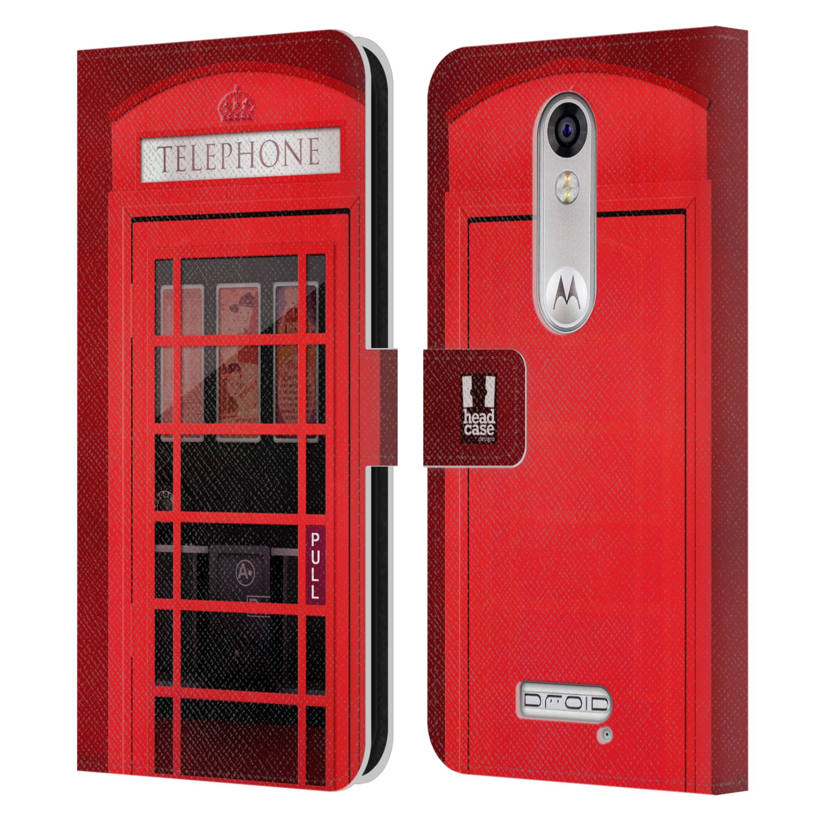 HEAD CASE DESIGNS I LOVE LONDON LEATHER BOOK WALLET CASE FOR MOTOROLA PHONES 2 - Picture 10 of 16