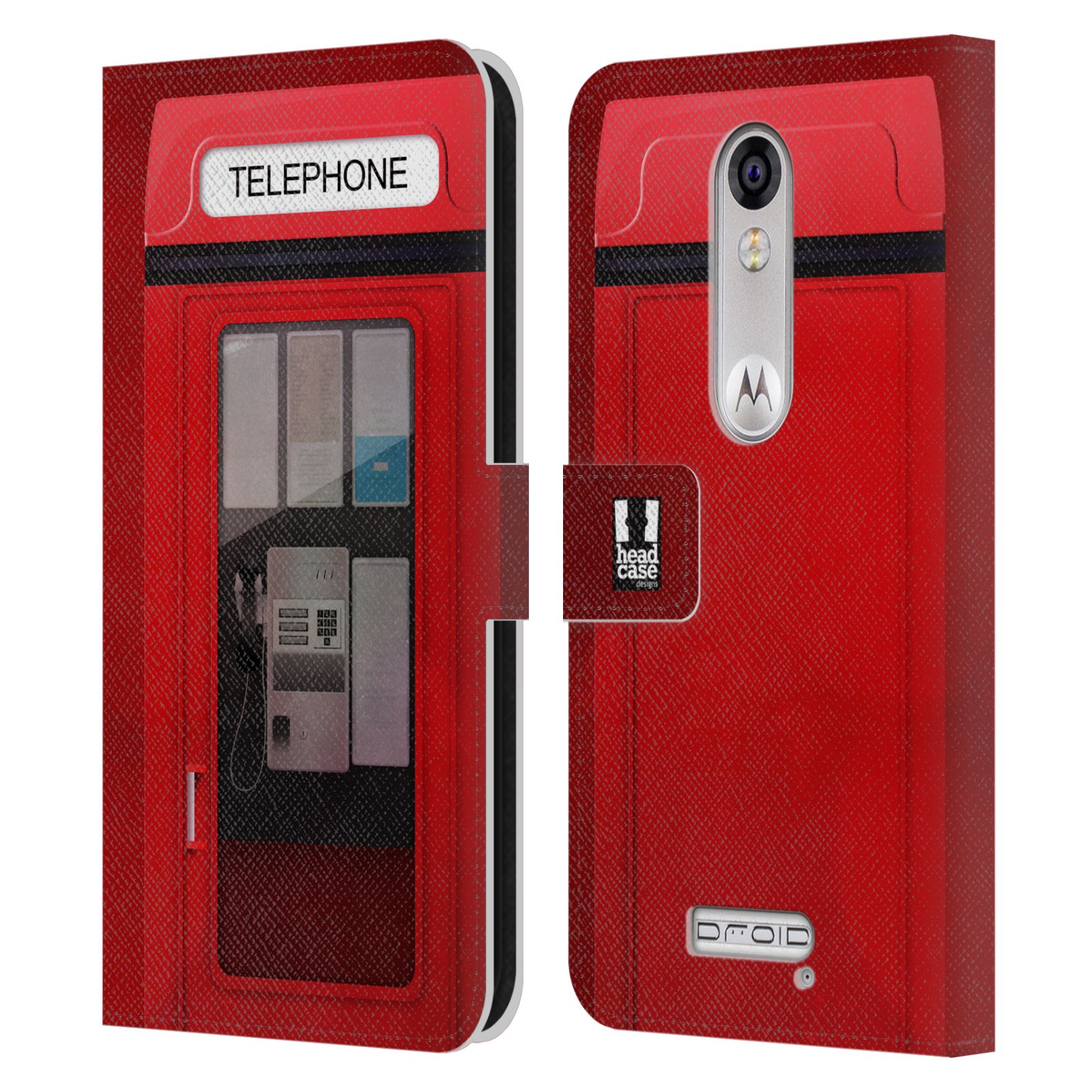 HEAD CASE DESIGNS I LOVE LONDON LEATHER BOOK WALLET CASE FOR MOTOROLA PHONES 2 - Picture 11 of 16