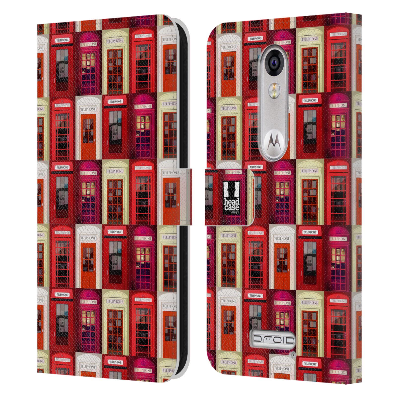 HEAD CASE DESIGNS I LOVE LONDON LEATHER BOOK WALLET CASE FOR MOTOROLA PHONES 2 - Picture 16 of 16