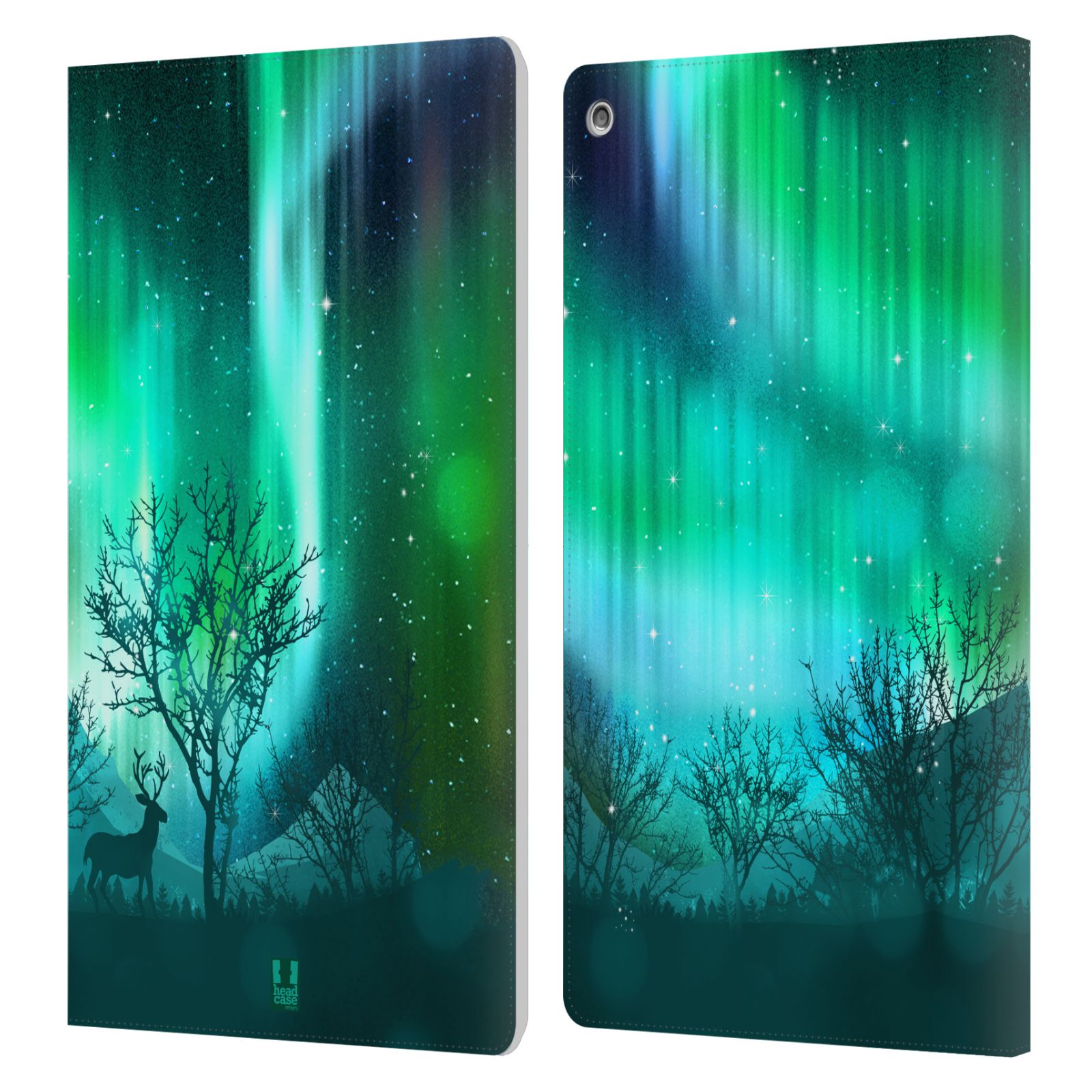 FUNDA BILLETERA HEAD CASE DESIGNS CON DIBUJO DE CUERO PARA AMAZON FIRE - Imagen 9 de 16