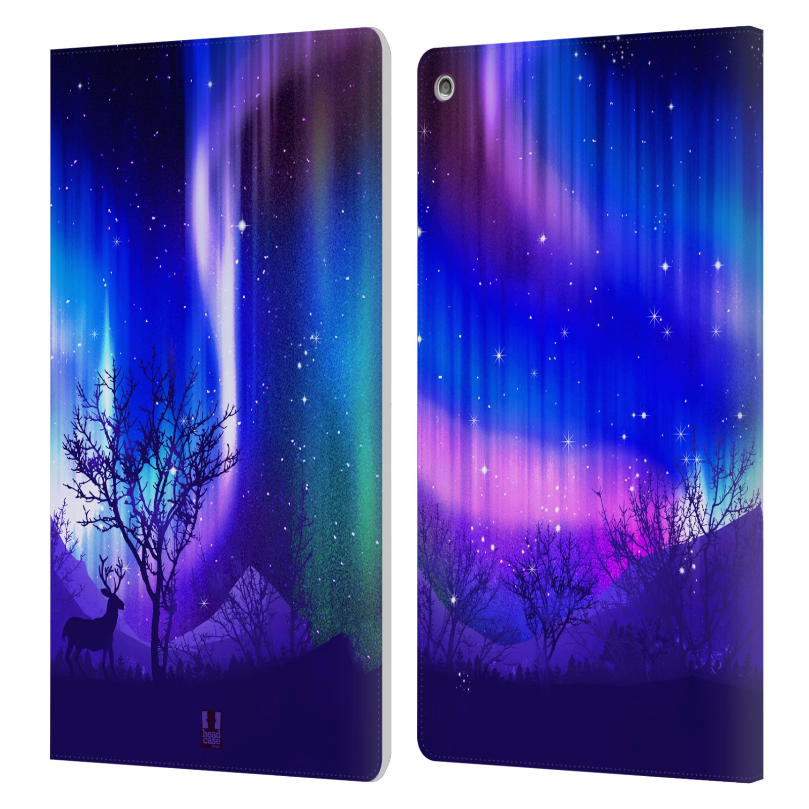 FUNDA BILLETERA HEAD CASE DESIGNS CON DIBUJO DE CUERO PARA AMAZON FIRE - Imagen 12 de 16