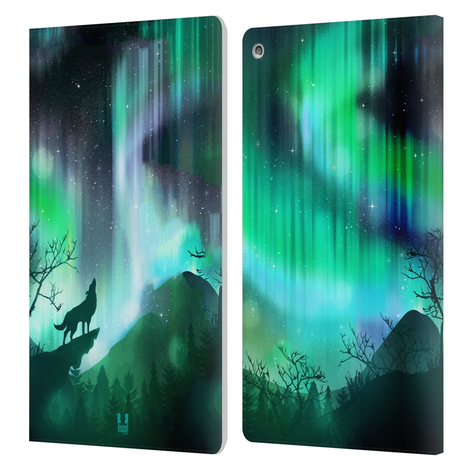 FUNDA BILLETERA HEAD CASE DESIGNS CON DIBUJO DE CUERO PARA AMAZON FIRE - Imagen 10 de 16