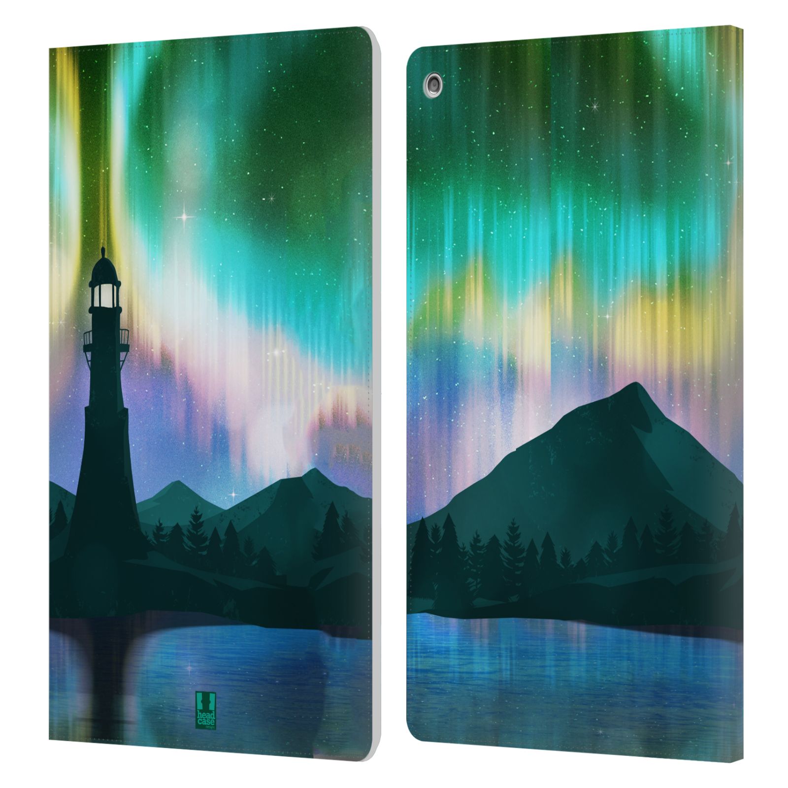 FUNDA BILLETERA HEAD CASE DESIGNS CON DIBUJO DE CUERO PARA AMAZON FIRE - Imagen 11 de 16