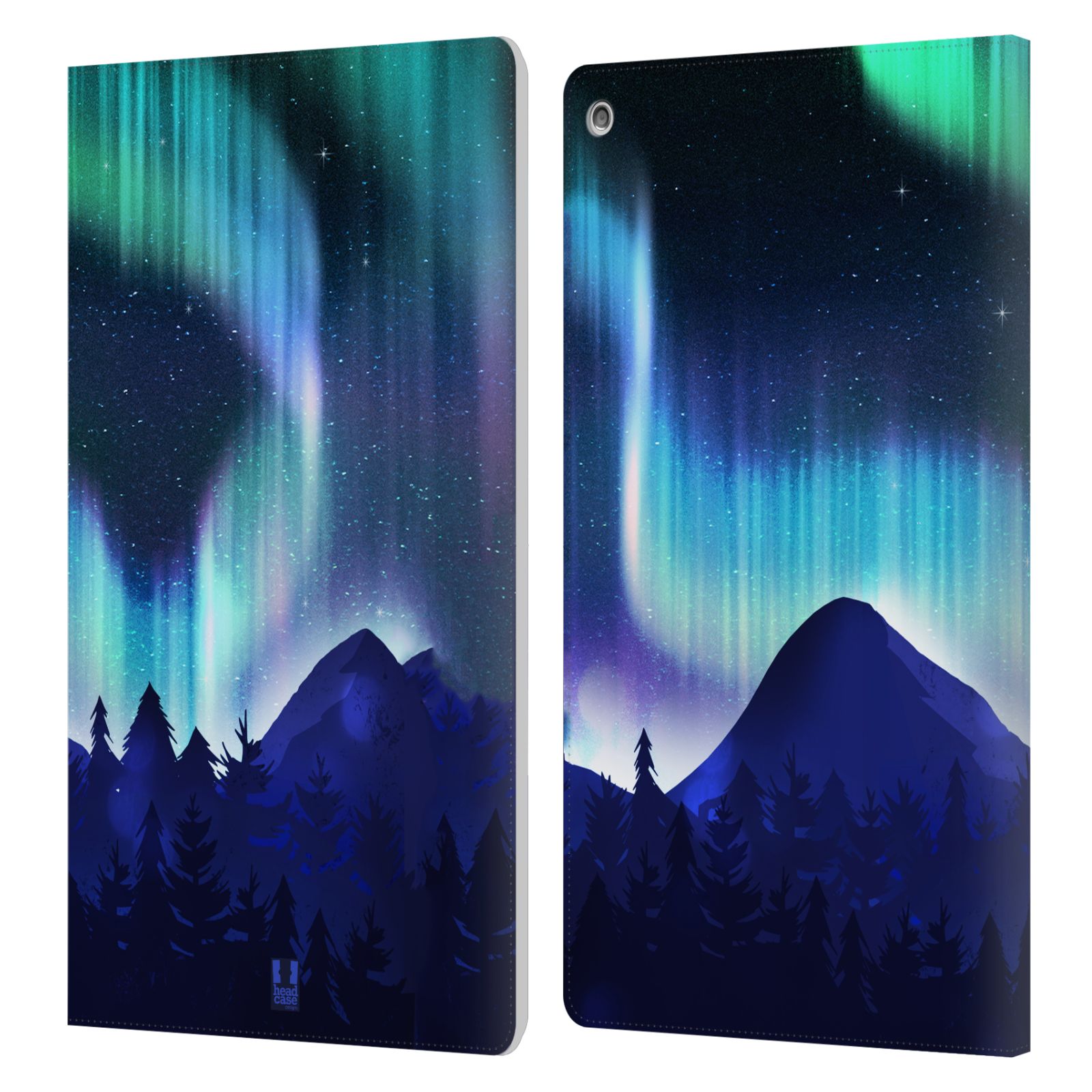 FUNDA BILLETERA HEAD CASE DESIGNS CON DIBUJO DE CUERO PARA AMAZON FIRE - Imagen 8 de 16