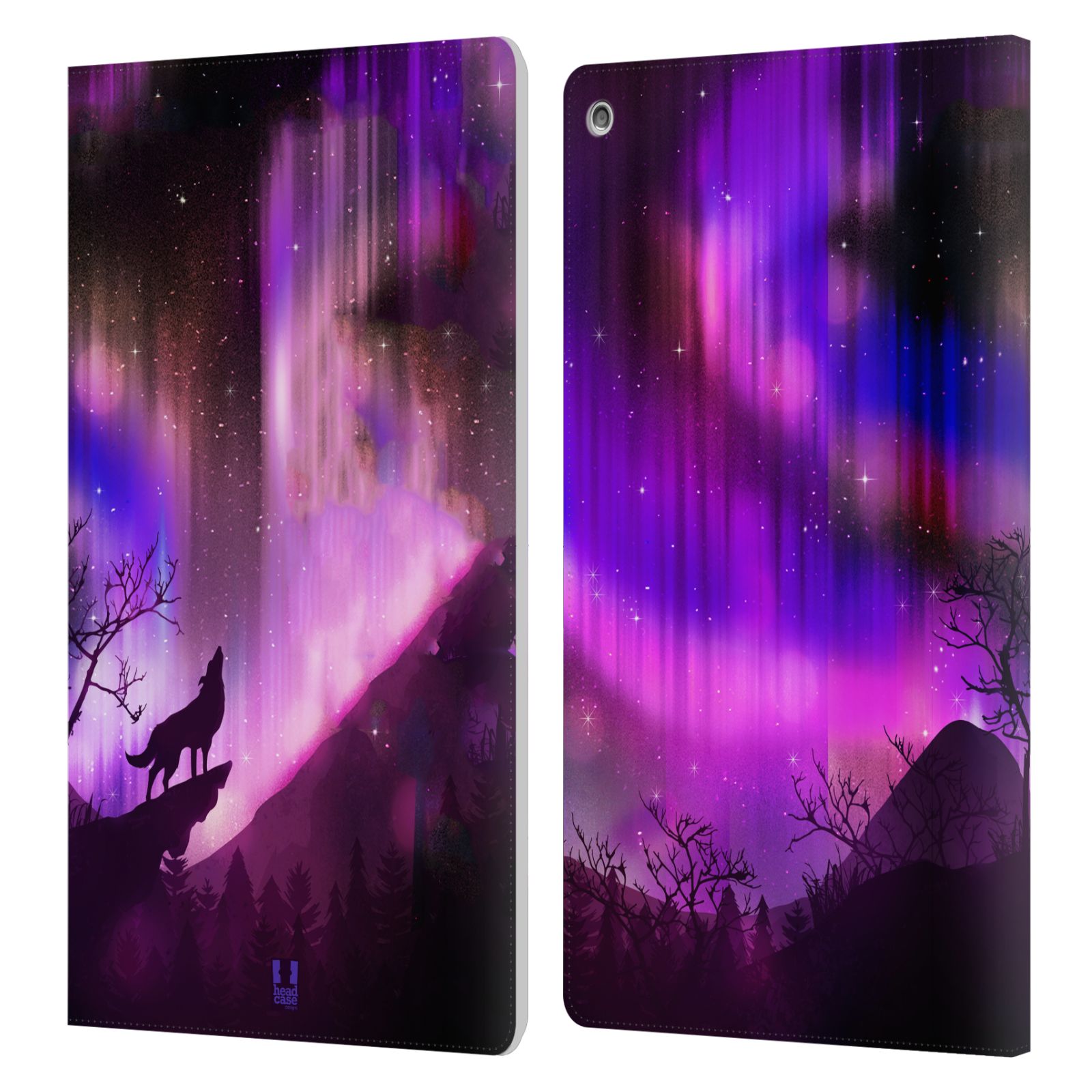 FUNDA BILLETERA HEAD CASE DESIGNS CON DIBUJO DE CUERO PARA AMAZON FIRE - Imagen 13 de 16