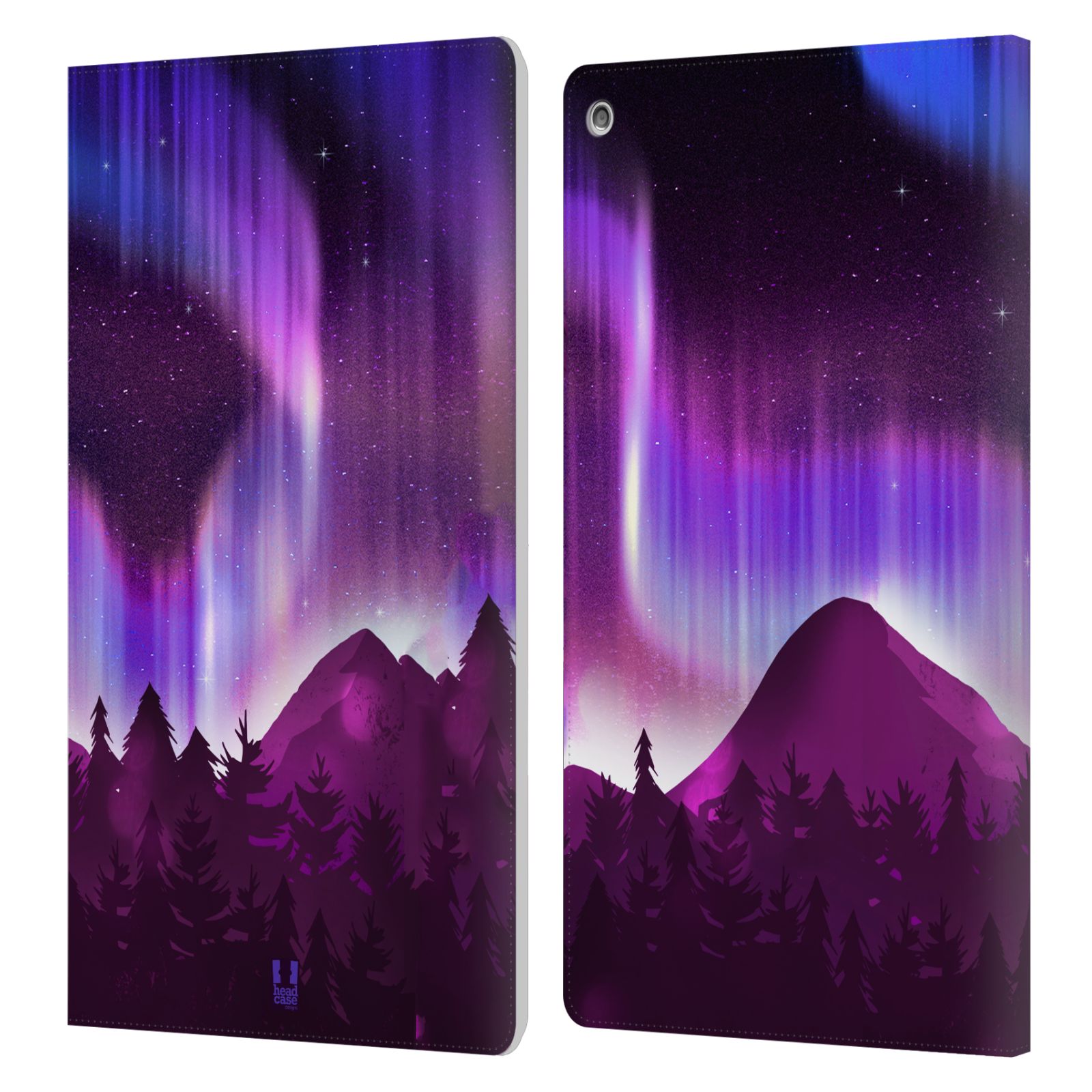 FUNDA BILLETERA HEAD CASE DESIGNS CON DIBUJO DE CUERO PARA AMAZON FIRE - Imagen 16 de 16
