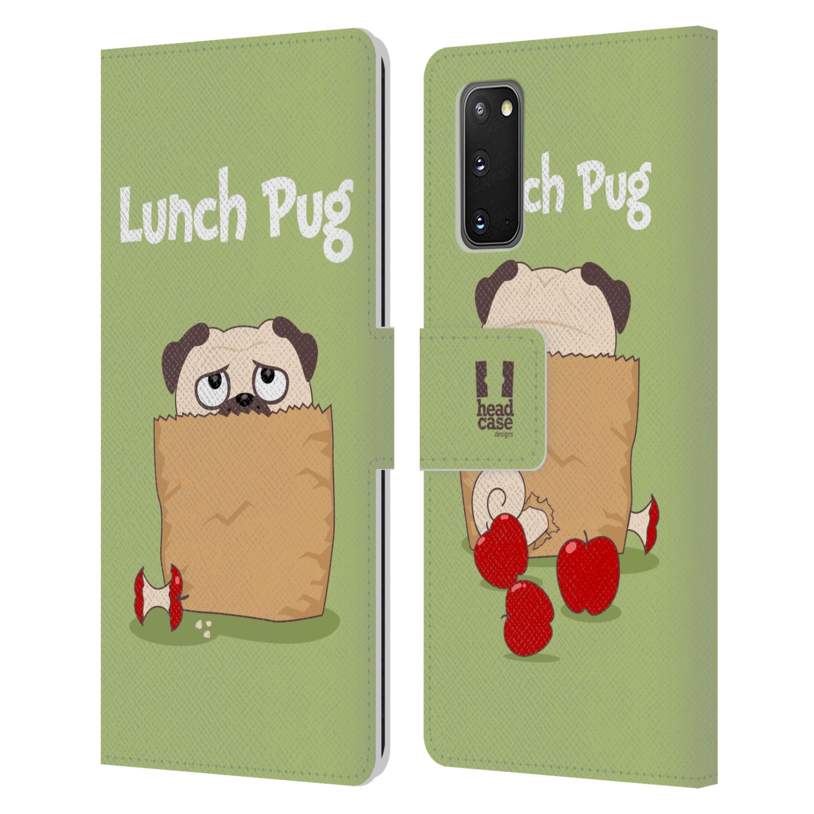 HEAD CASE DESIGNS PIPER THE PUG LEATHER BOOK WALLET CASE FOR SAMSUNG PHONES 1 - Picture 11 of 16