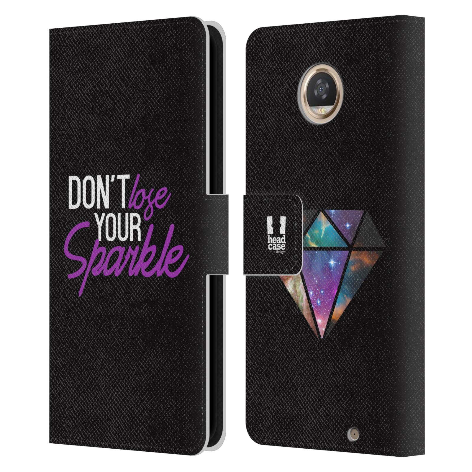 HEAD CASE DESIGNS TREND MIX LEATHER BOOK WALLET CASE COVER FOR MOTOROLA PHONES - Picture 7 of 20