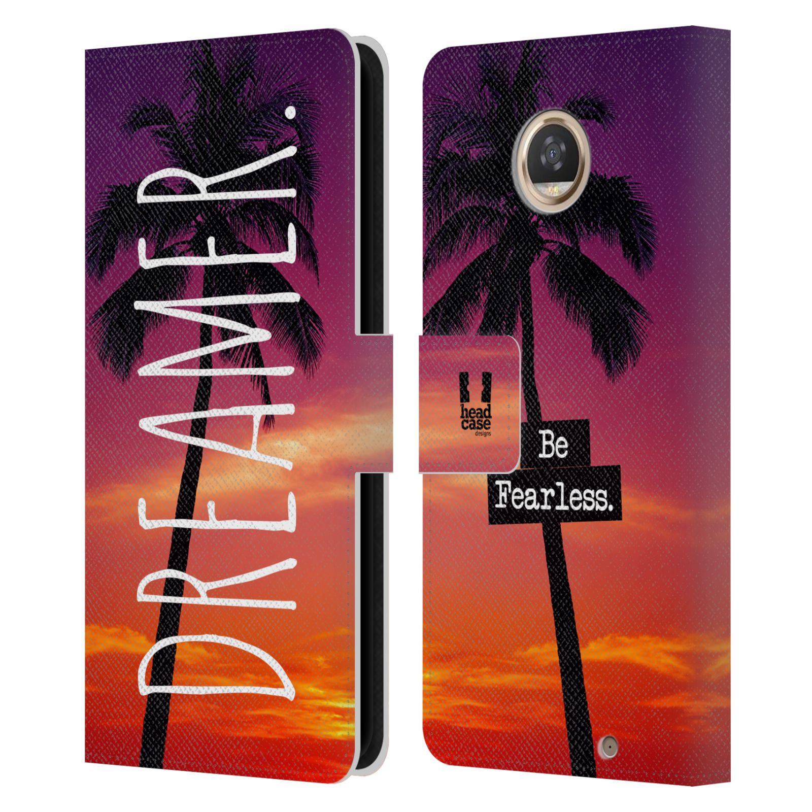 HEAD CASE DESIGNS TREND MIX LEATHER BOOK WALLET CASE COVER FOR MOTOROLA PHONES - Picture 9 of 20