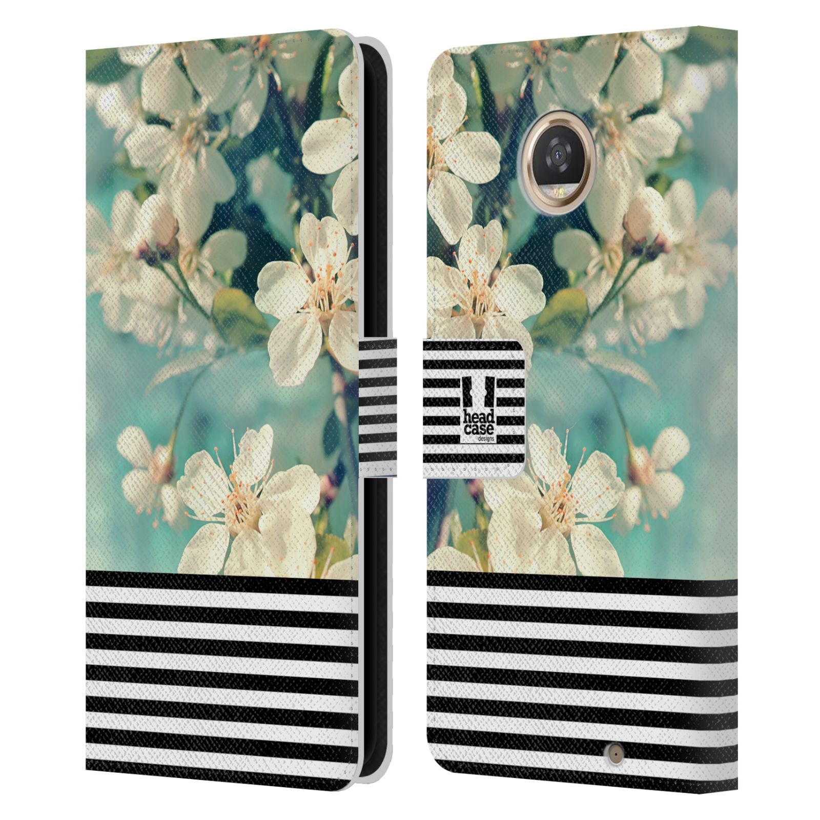 HEAD CASE DESIGNS TREND MIX LEATHER BOOK WALLET CASE COVER FOR MOTOROLA PHONES - Picture 10 of 20