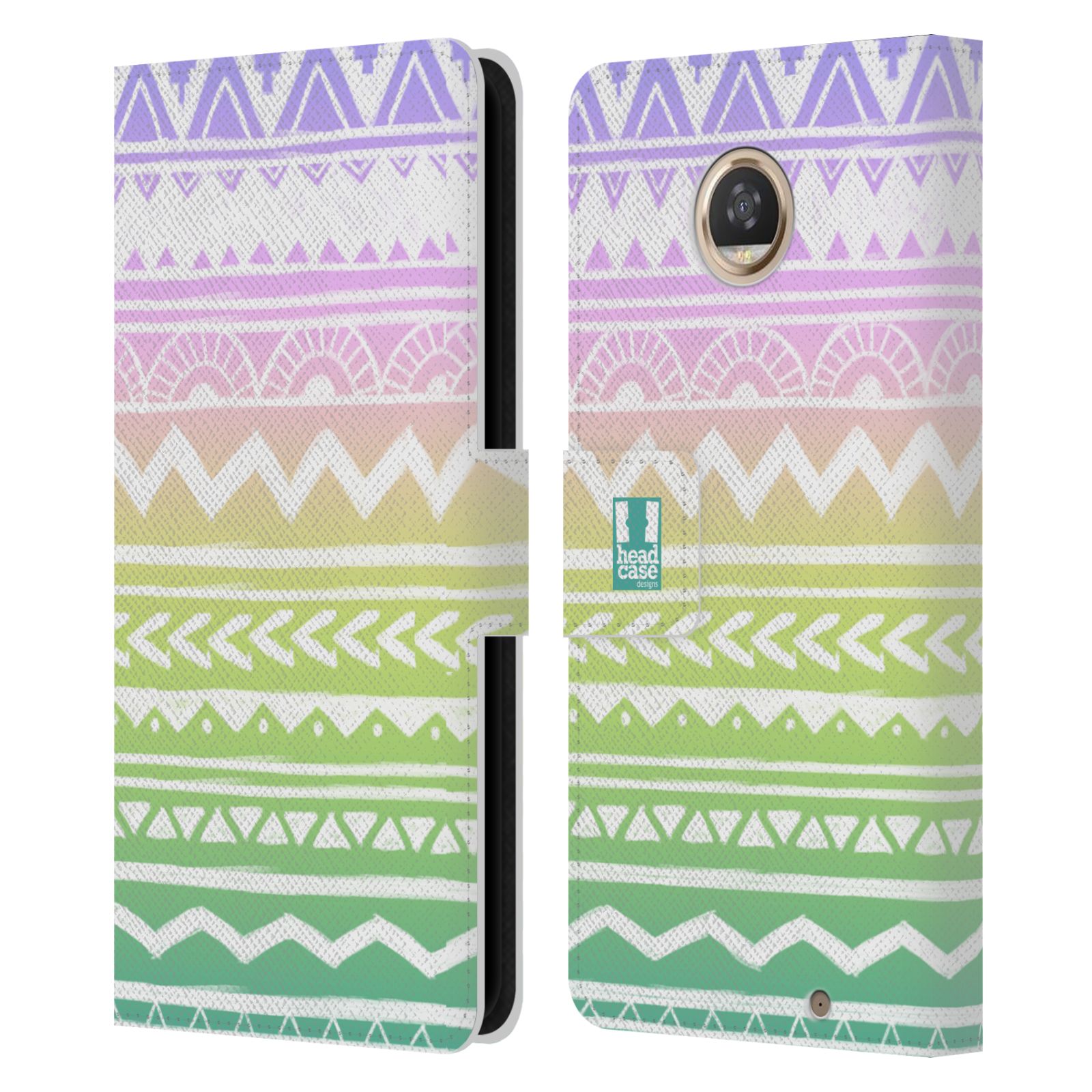 HEAD CASE DESIGNS TREND MIX LEATHER BOOK WALLET CASE COVER FOR MOTOROLA PHONES - Picture 14 of 20