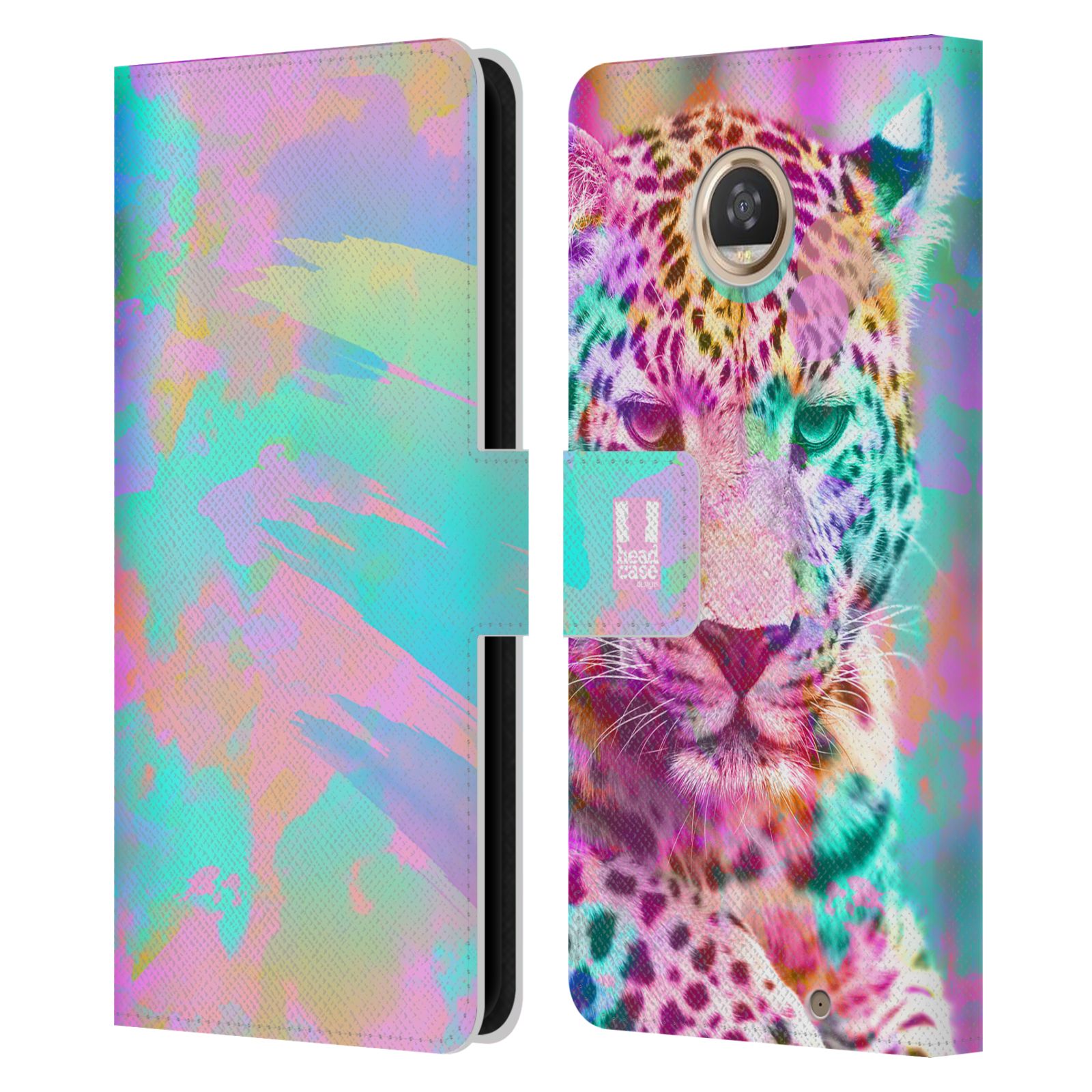 HEAD CASE DESIGNS TREND MIX LEATHER BOOK WALLET CASE COVER FOR MOTOROLA PHONES - Picture 15 of 20