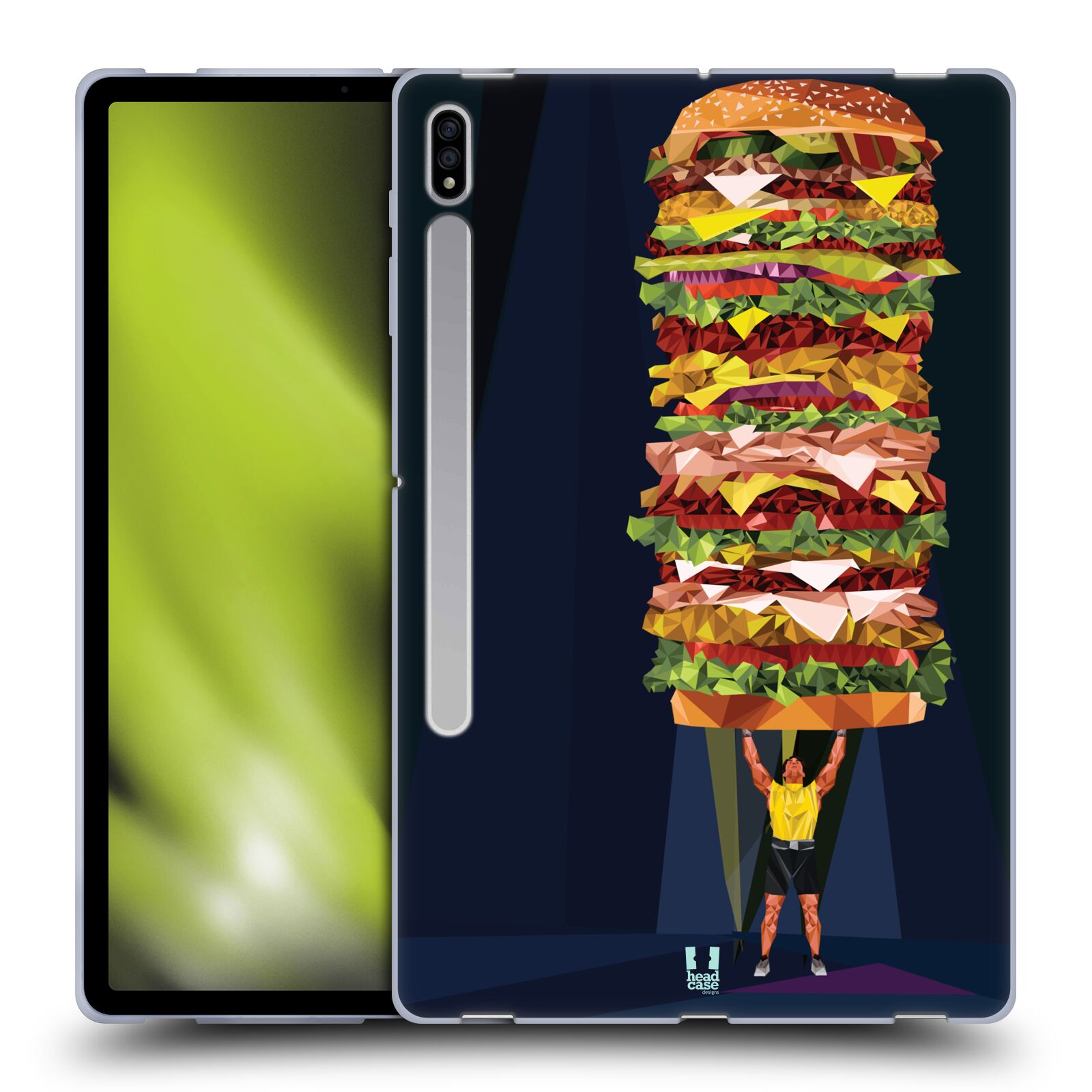 HEAD CASE DESIGNS FOOD LEAGUE SOFT GEL CASE FOR SAMSUNG TABLETS 1 - Picture 8 of 10