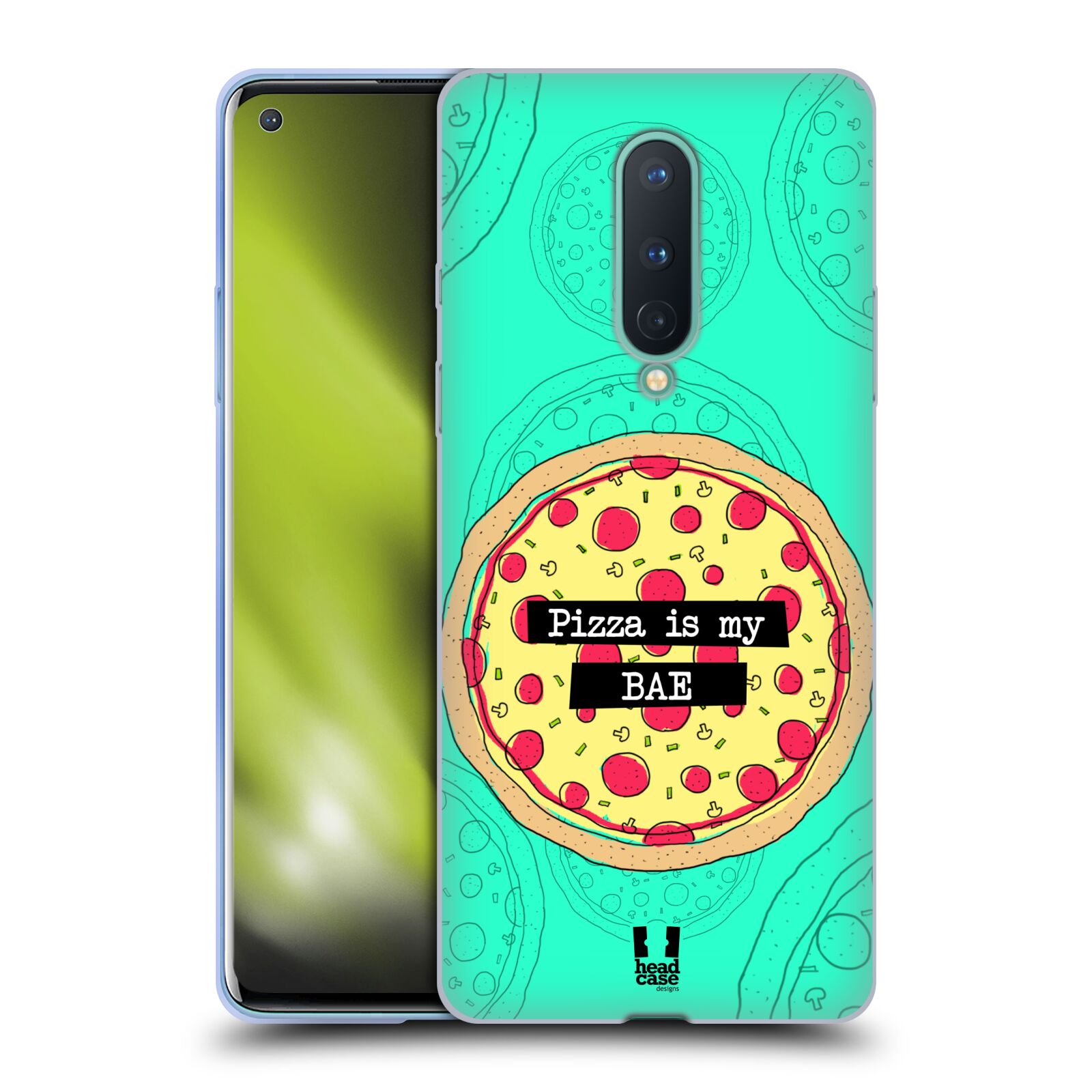 FUNDA DE GEL SUAVE HEAD CASE DESIGNS FOREVER PIZZA PARA TELÉFONOS GOOGLE ONEPLUS - Imagen 9 de 14