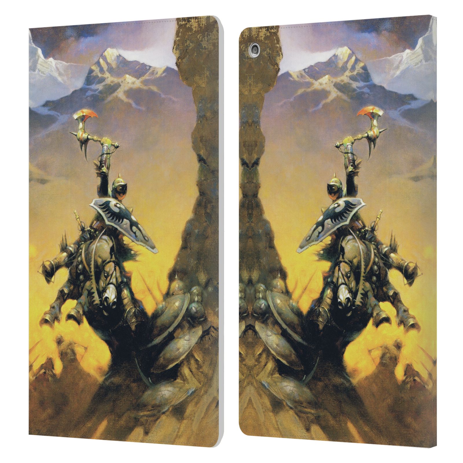 OFFICIAL FRANK FRAZETTA MEDIEVAL FANTASY LEATHER BOOK CASE FOR AMAZON FIRE - Picture 9 of 15