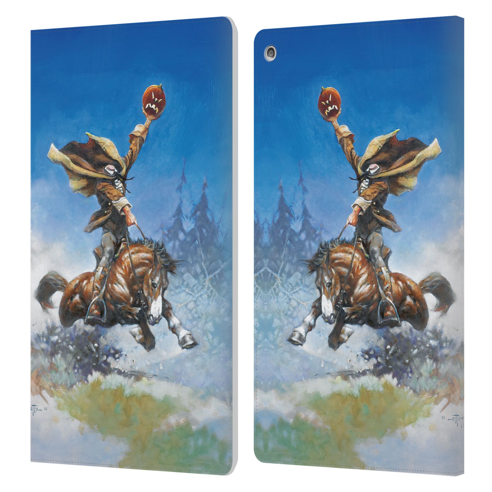 OFFICIAL FRANK FRAZETTA MEDIEVAL FANTASY LEATHER BOOK CASE FOR AMAZON FIRE - Picture 11 of 15