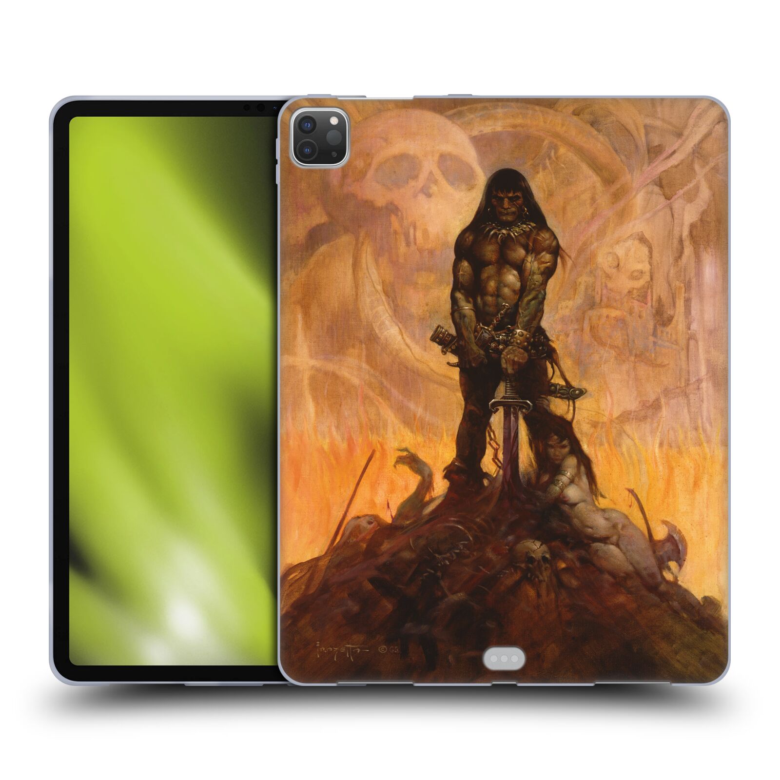 OFFICIAL FRANK FRAZETTA MEDIEVAL FANTASY SOFT GEL CASE FOR APPLE SAMSUNG KINDLE - Picture 14 of 16
