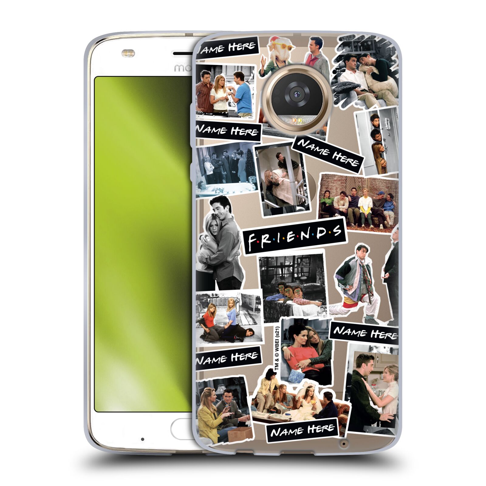 CUSTOM CUSTOMIZED PERSONALIZED FRIENDS TV SHOW ART GEL CASE FOR MOTOROLA PHONES