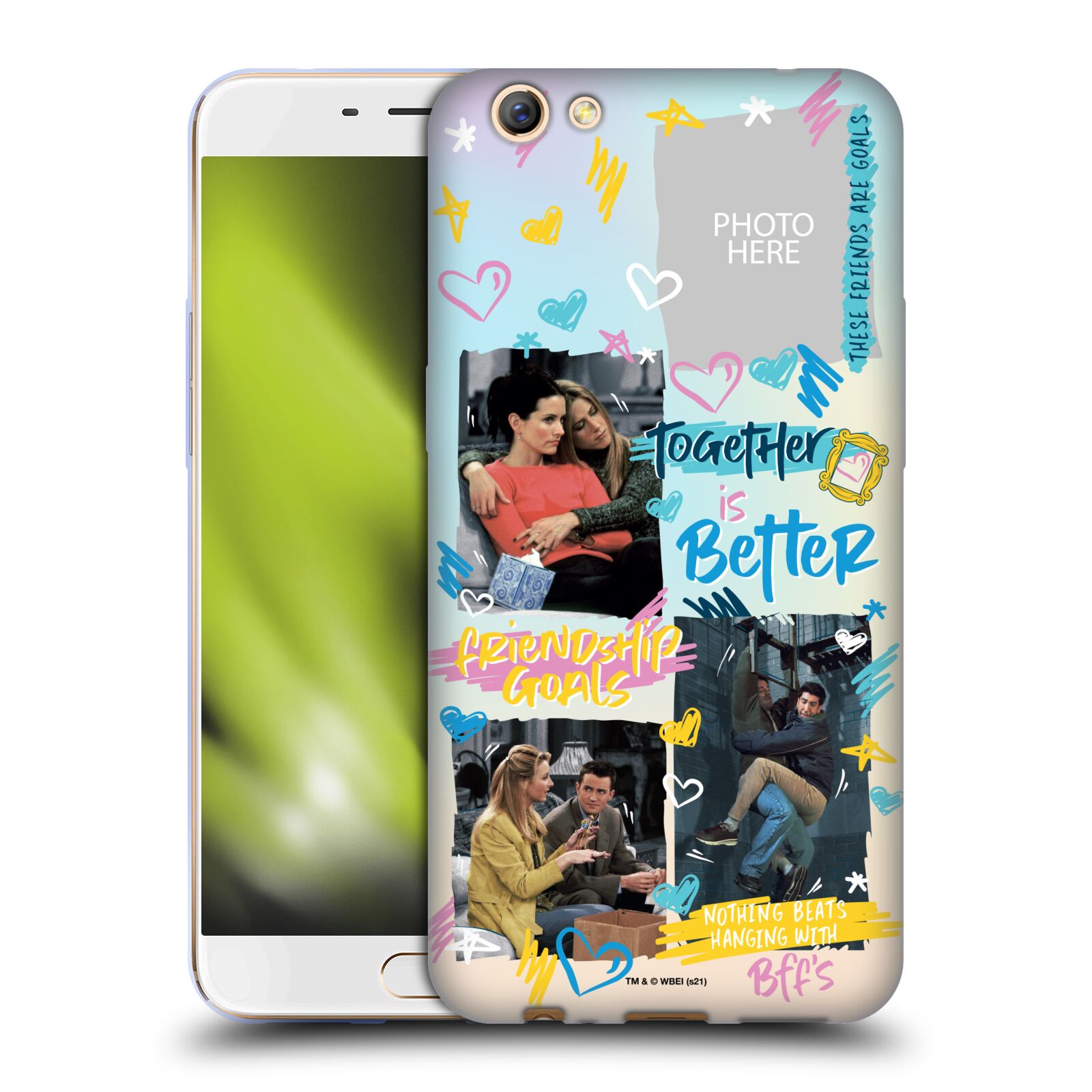 CUSTOM CUSTOMIZED PERSONALIZED FRIENDS TV SHOW ART SOFT GEL CASE FOR OPPO PHONES