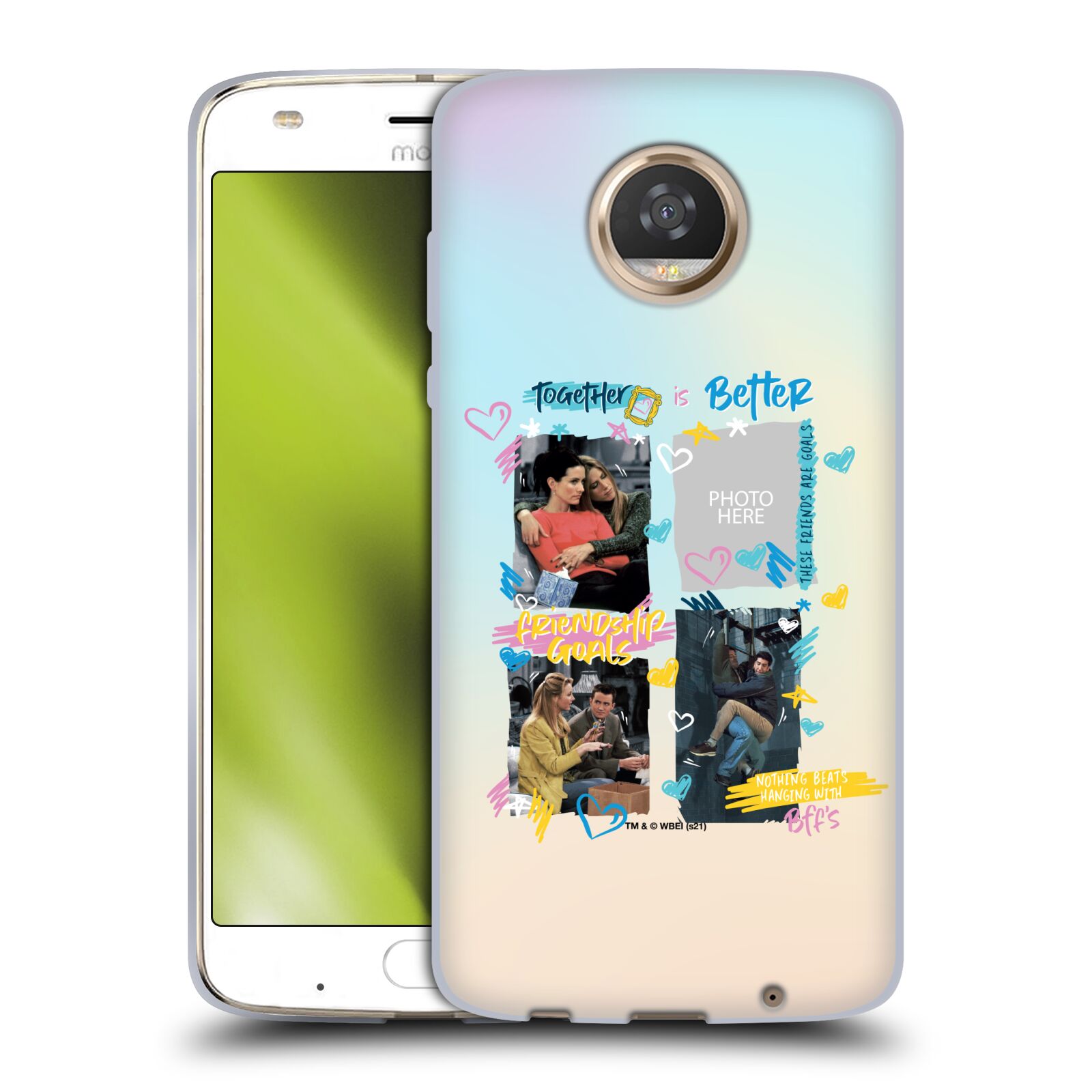 CUSTOM CUSTOMIZED PERSONALIZED FRIENDS TV SHOW ART GEL CASE FOR MOTOROLA PHONES