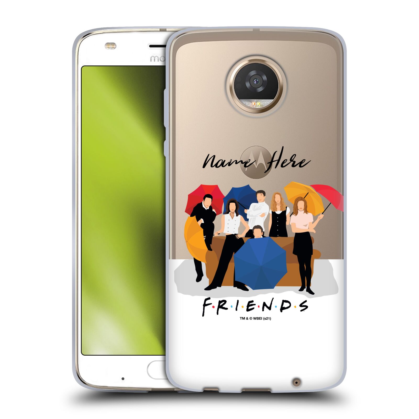 CUSTOM CUSTOMIZED PERSONALIZED FRIENDS TV SHOW ART GEL CASE FOR MOTOROLA PHONES