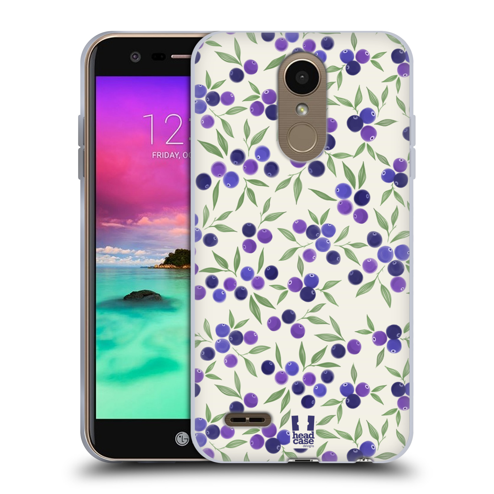 HEAD CASE DESIGNS FRUIT PRINTS SOFT GEL CASE & WALLPAPER FOR LG PHONES 2 - Picture 11 of 18