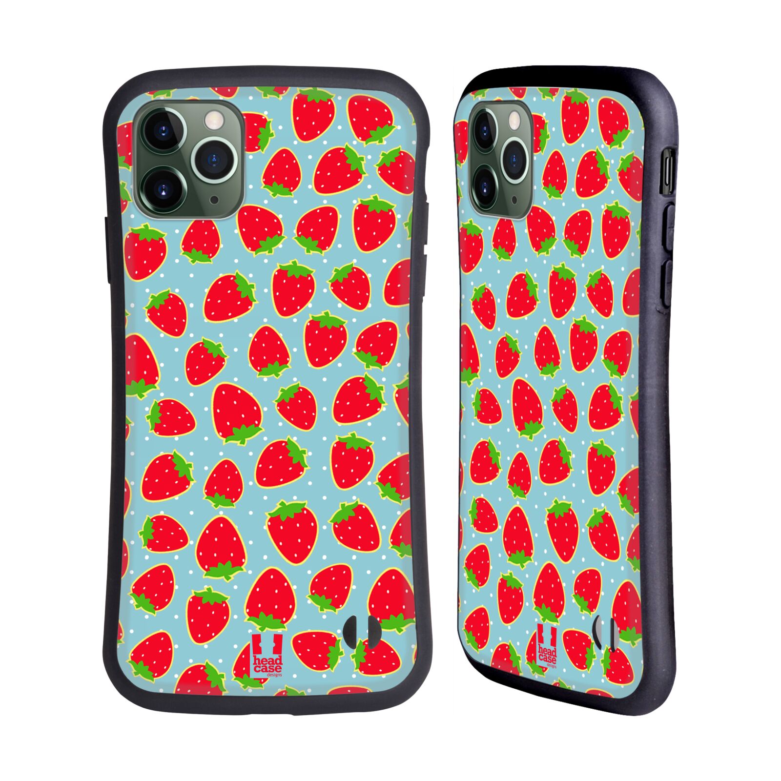 HEAD CASE DESIGNS FRUIT PATTERNS BATCH 2 HYBRID CASE FOR APPLE iPHONES PHONES - Picture 11 of 12