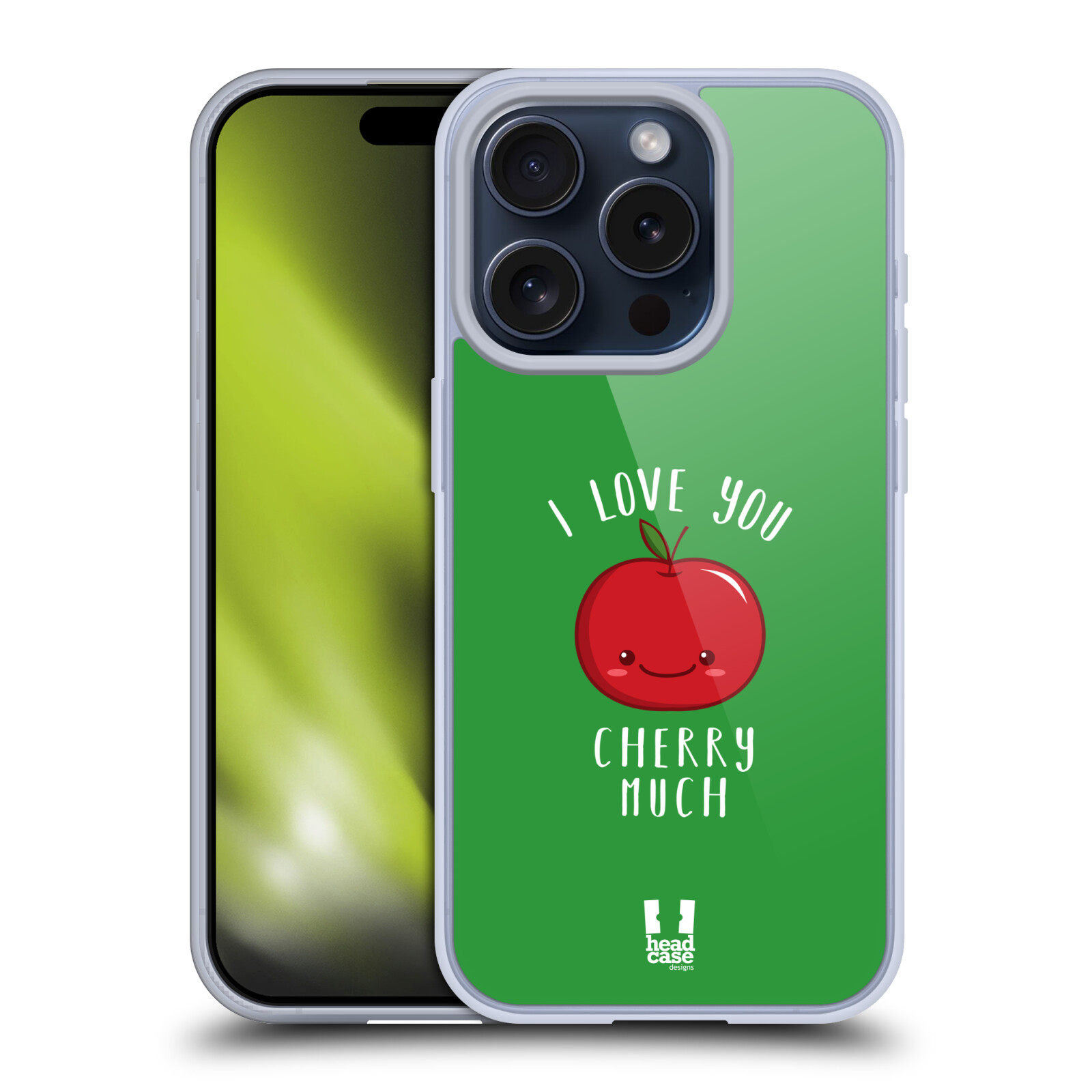 HEAD CASE DESIGNS LOVELY FRUIT PUNS SOFT GEL CASE FOR APPLE iPHONE PHONES - Picture 8 of 13