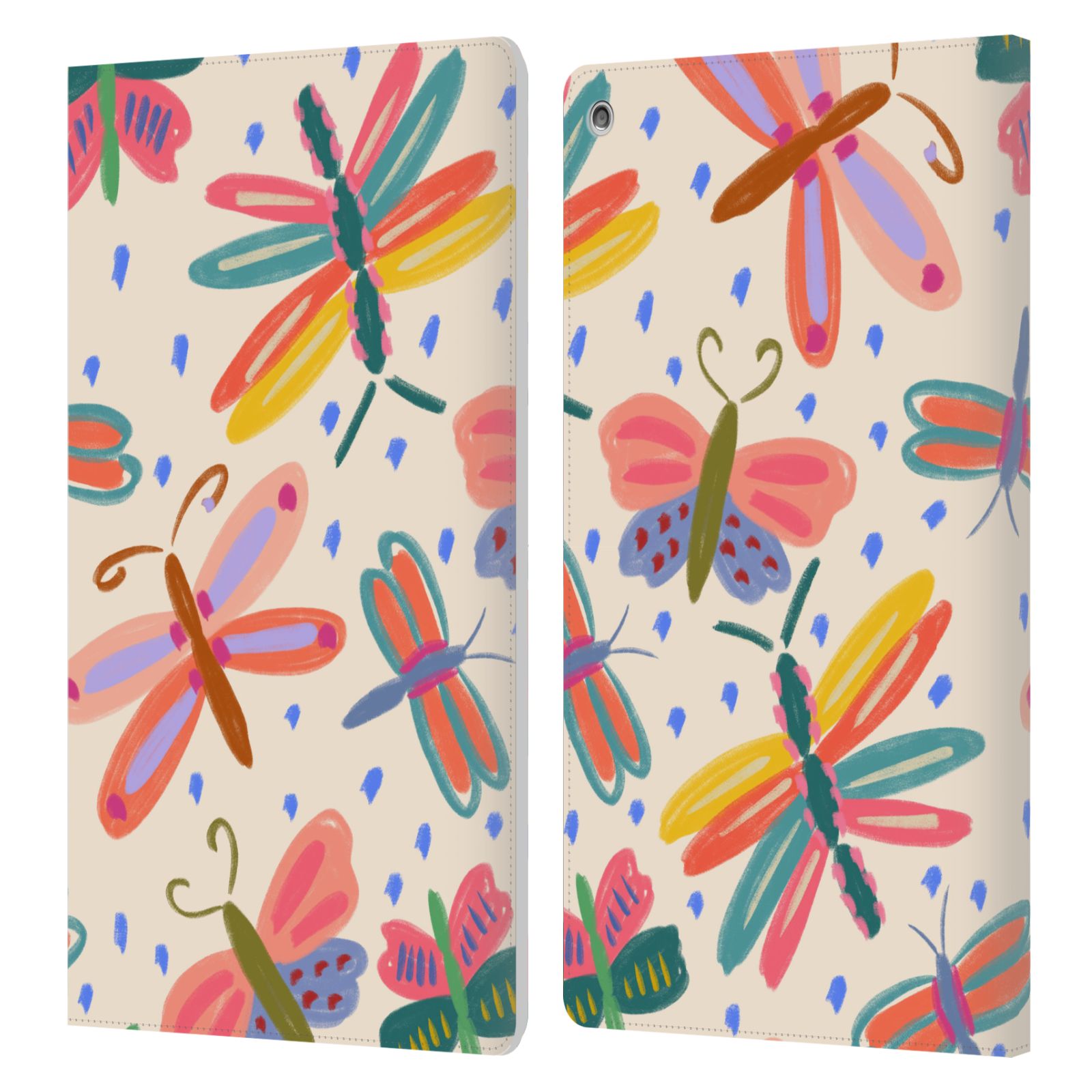 OFFICIAL GABRIELA THOMEU ART LEATHER BOOK WALLET CASE COVER FOR AMAZON FIRE - Picture 12 of 17