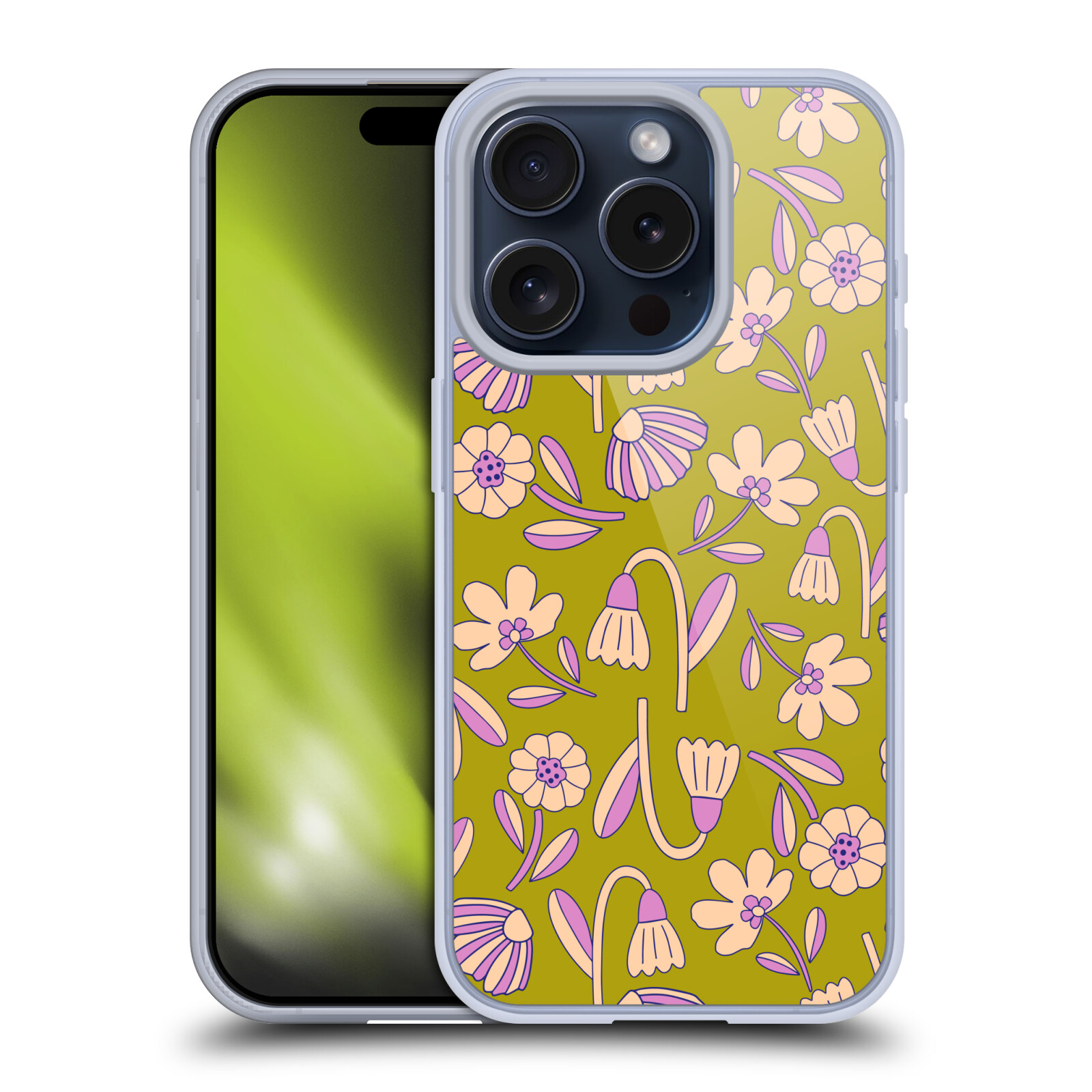 OFFICIAL GABRIELA THOMEU FLORAL SOFT GEL CASE FOR APPLE iPHONE PHONES