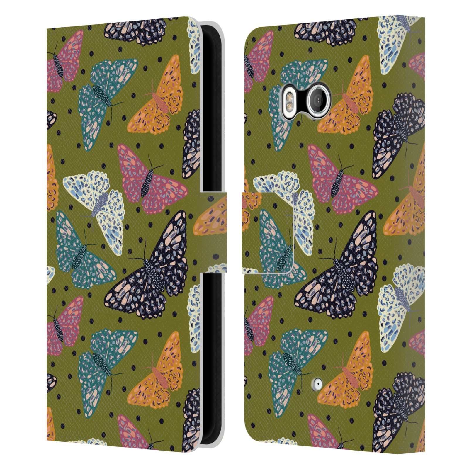 OFFICIAL GABRIELA THOMEU RETRO LEATHER BOOK WALLET CASE COVER FOR HTC PHONES 1 - Picture 7 of 7