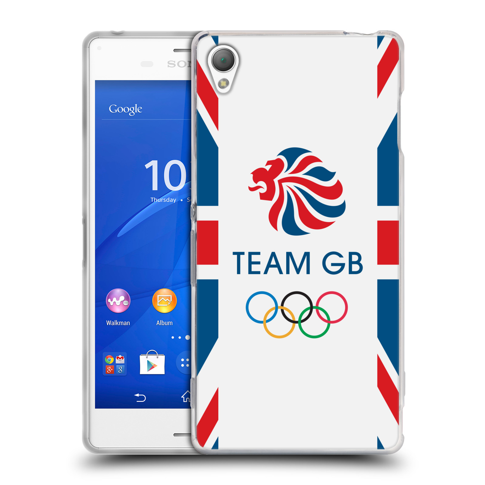 official team gb british olympic association logo gel case for
