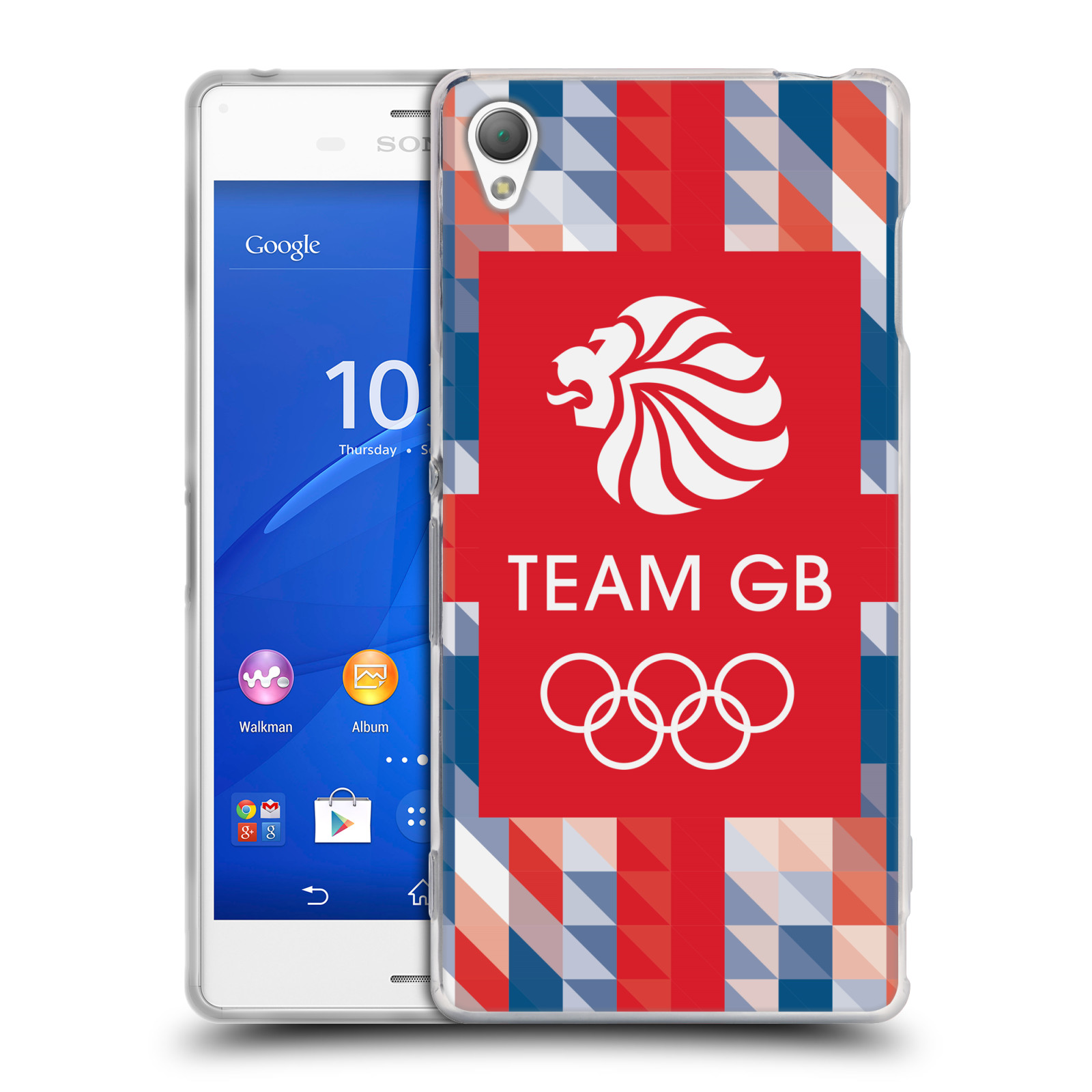 official team gb british olympic association logo gel case for