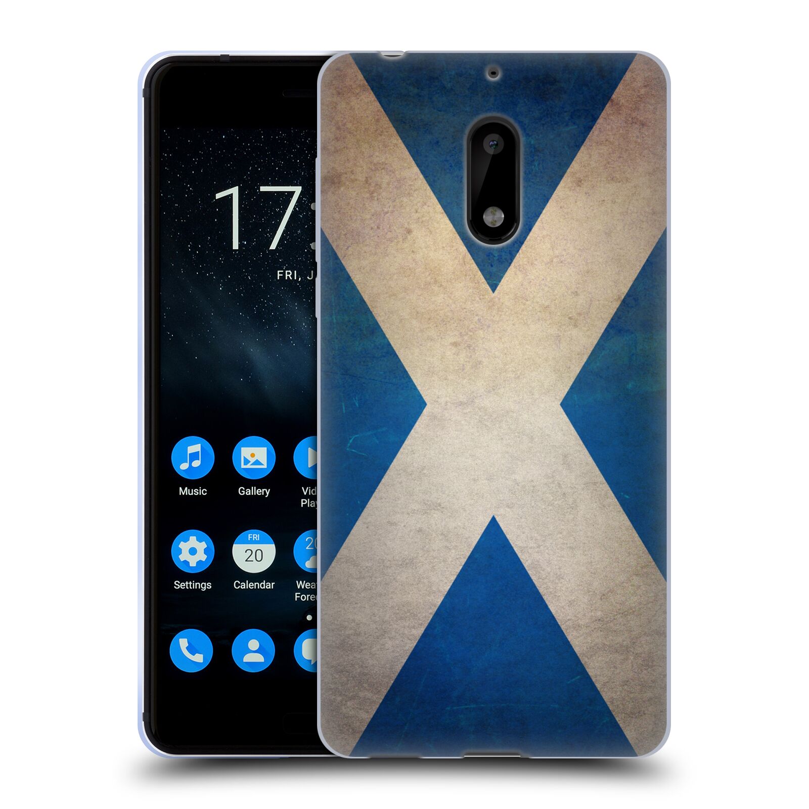 FUNDA HEAD CASE DESIGNS CON BANDERAS GRUNGE PAÍS 1 ESTUCHE DE GEL SUAVE PARA TELÉFONOS NOKIA 1 - Imagen 9 de 10