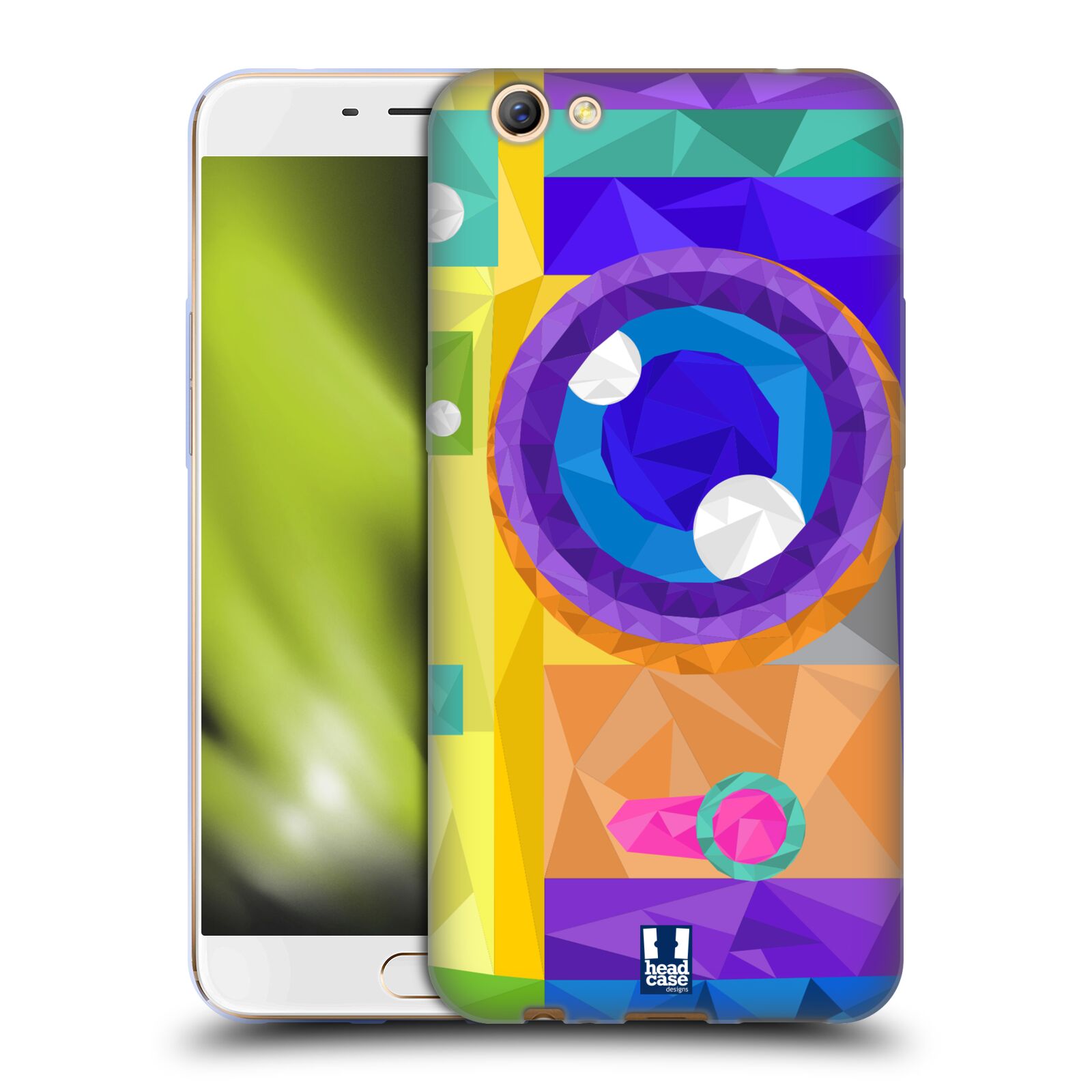 HEAD CASE DESIGNS GEOMETRIC GADGETS SOFT GEL CASE FOR OPPO PHONES