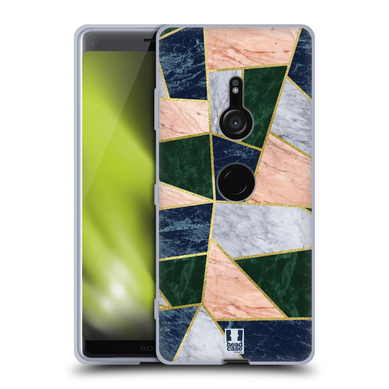 HEAD CASE DESIGNS GEOMETRIC MARBLE SOFT GEL CASE FOR SONY PHONES 1 - Picture 12 of 14