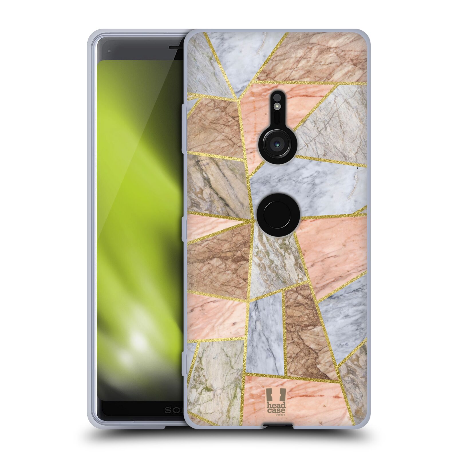 HEAD CASE DESIGNS GEOMETRIC MARBLE SOFT GEL CASE FOR SONY PHONES 1 - Picture 13 of 14