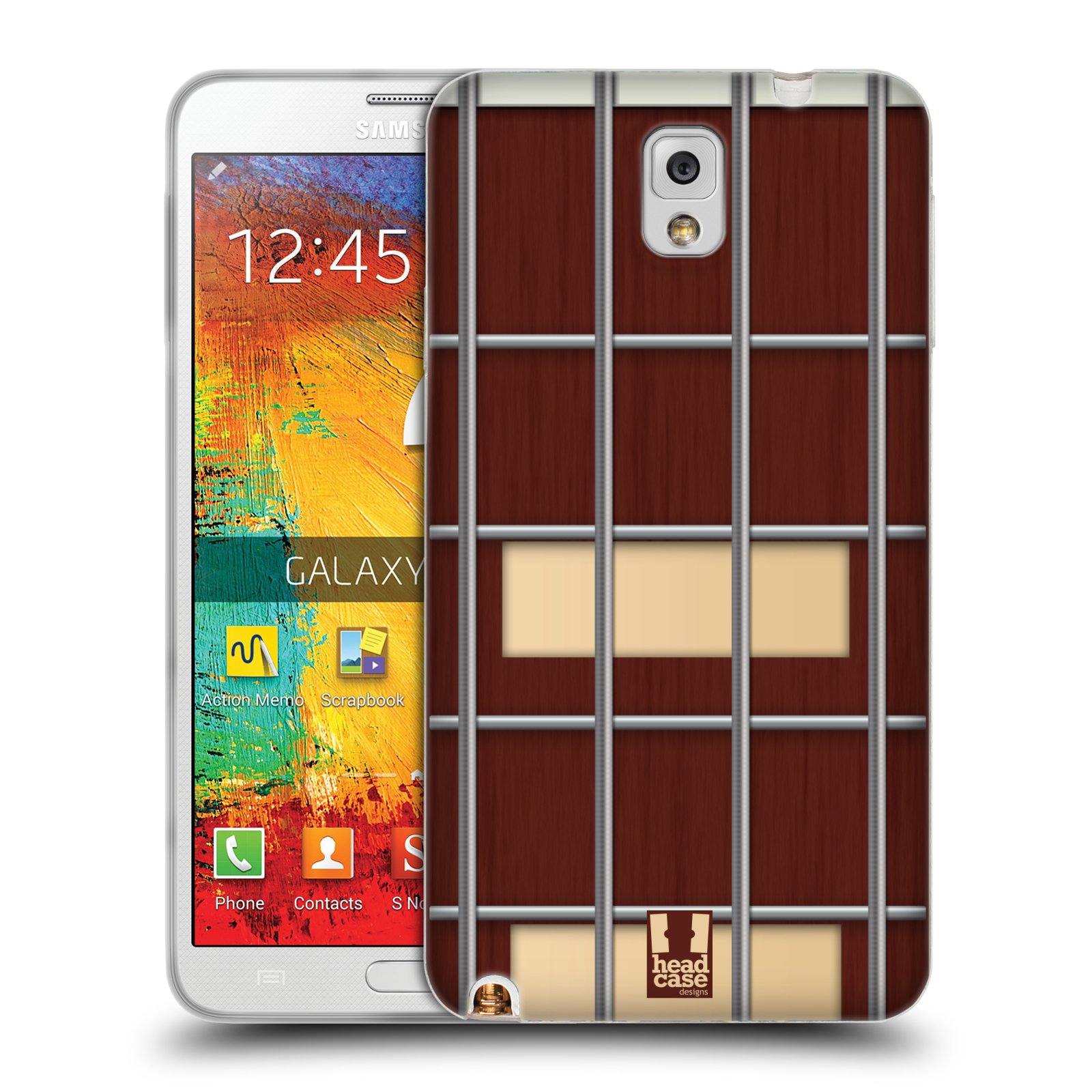 FUNDA HEAD CASE DESIGNS CON DIAPASONES GUITARRA GEL SUAVE PARA TELÉFONOS SAMSUNG 2 - Imagen 9 de 12