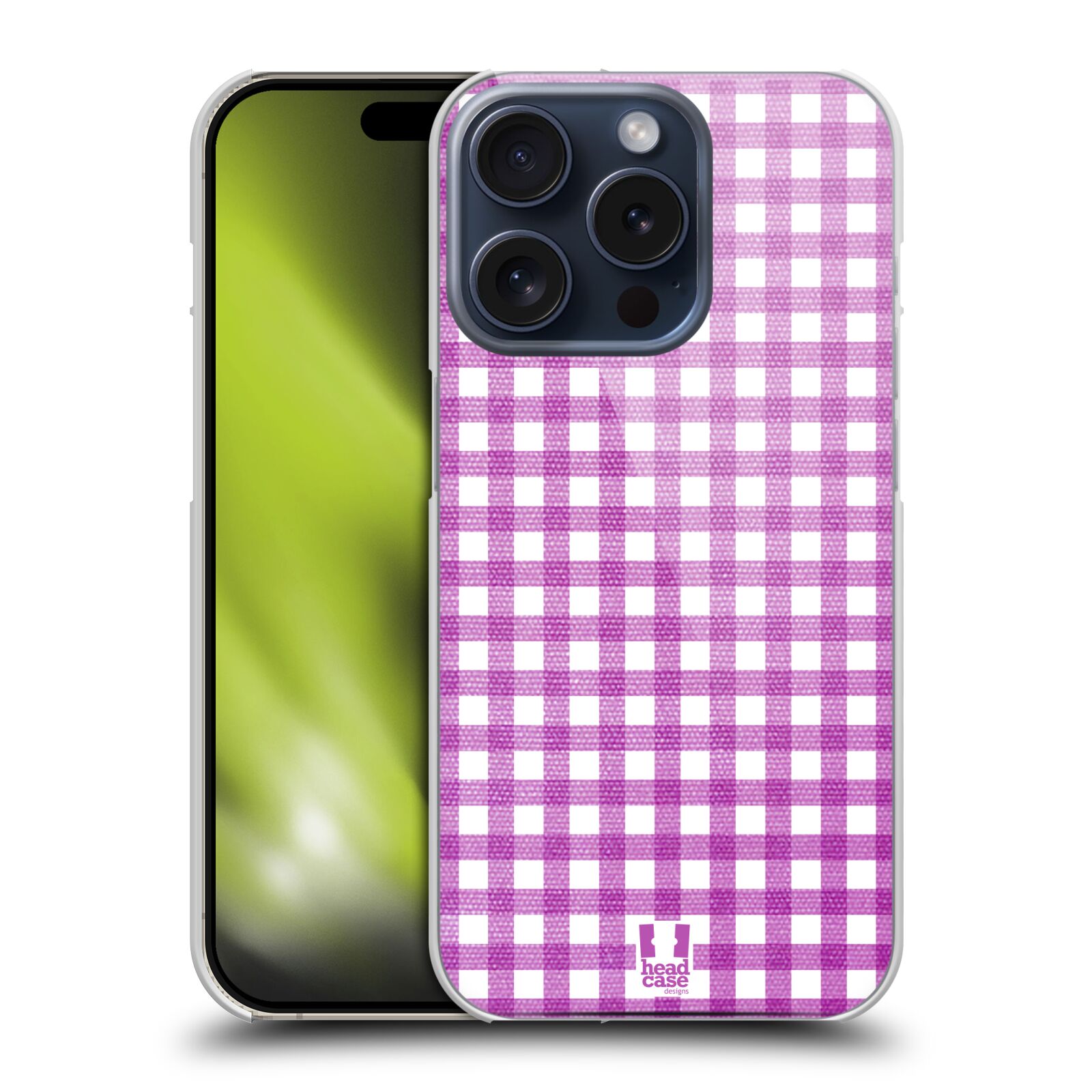 HEAD CASE DESIGNS GINGHAM-PATTERNS HARD BACK CASE FOR APPLE iPHONE PHONES - Picture 11 of 13
