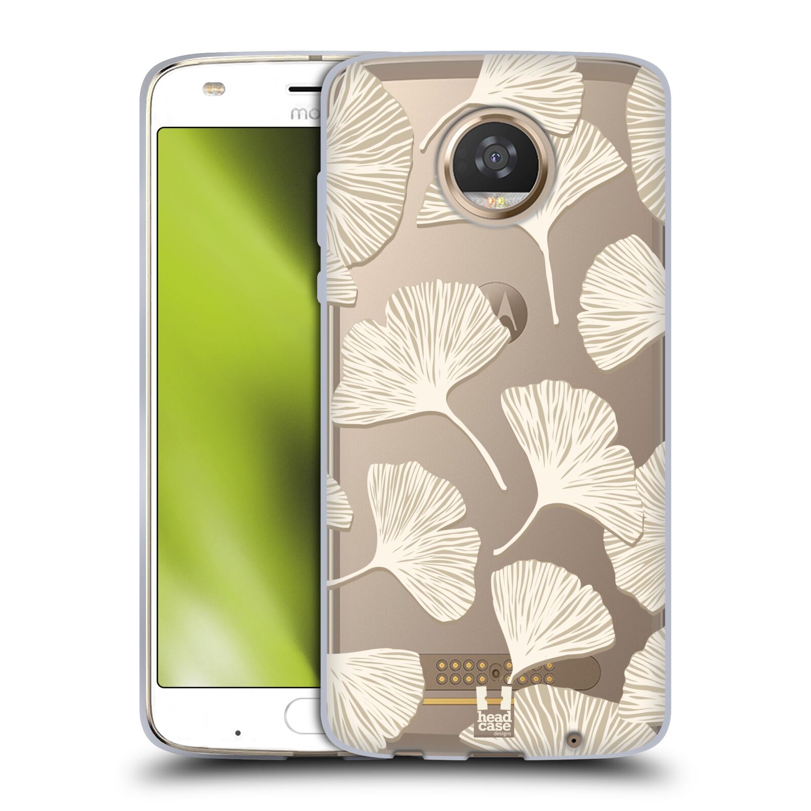 HEAD CASE DESIGNS GINGKO LEAF PATTERNS SOFT GEL CASE FOR MOTOROLA PHONES 2 - Picture 8 of 12