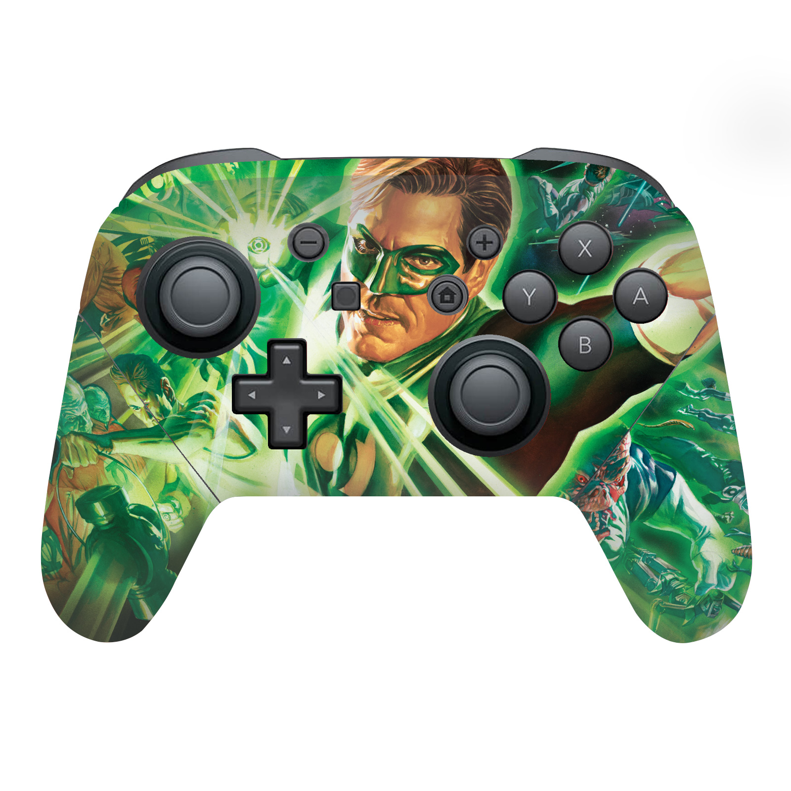 GREEN LANTERN DC COMICS BOOK COVERS VINYL SKIN NINTENDO SWITCH PRO CONTROLLER - Afbeelding 7 van 9