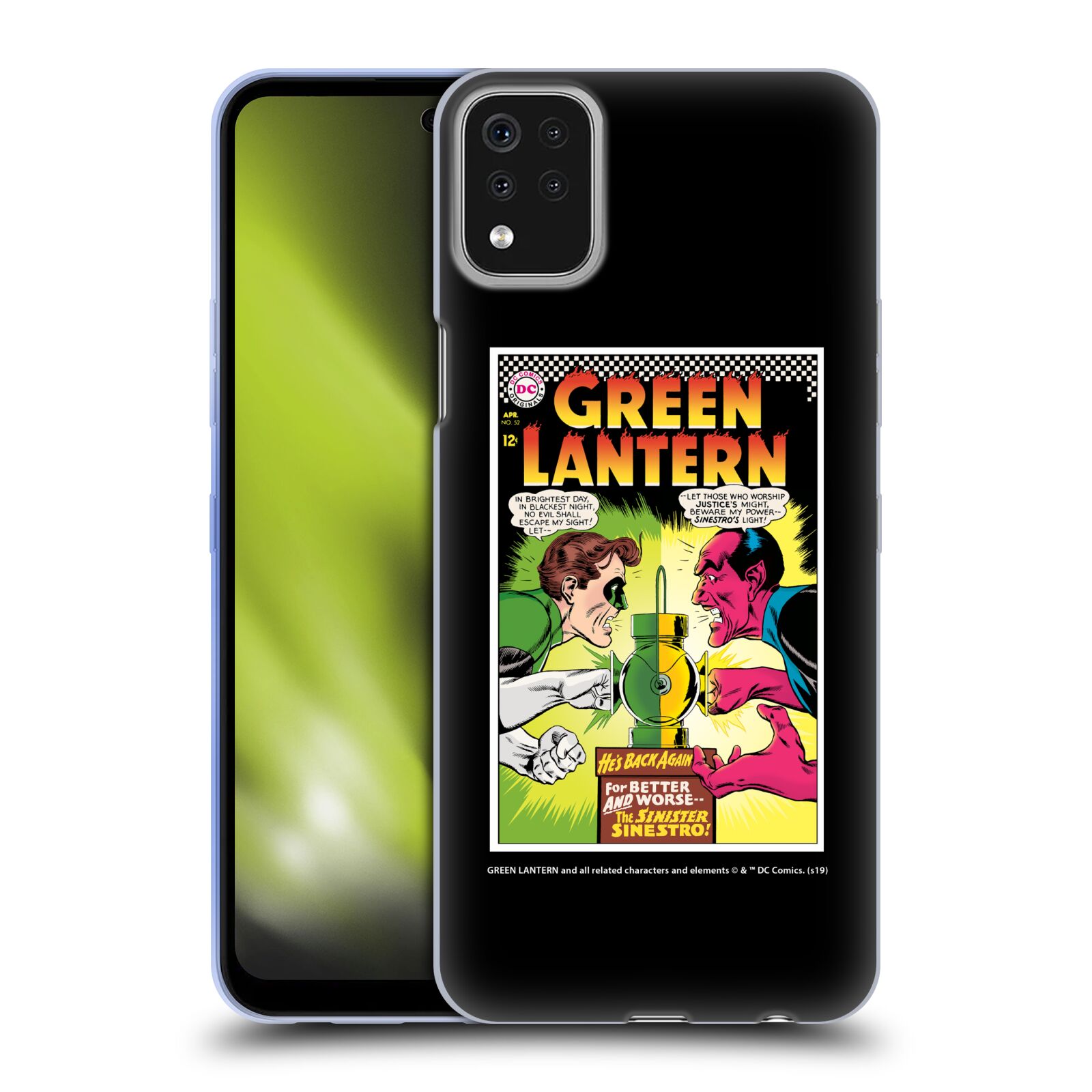 COVER FUMETTO UFFICIALE LANTERNA VERDE DC COMICS CUSTODIA GEL PER TELEFONI LG 1 - Foto 8 di 8