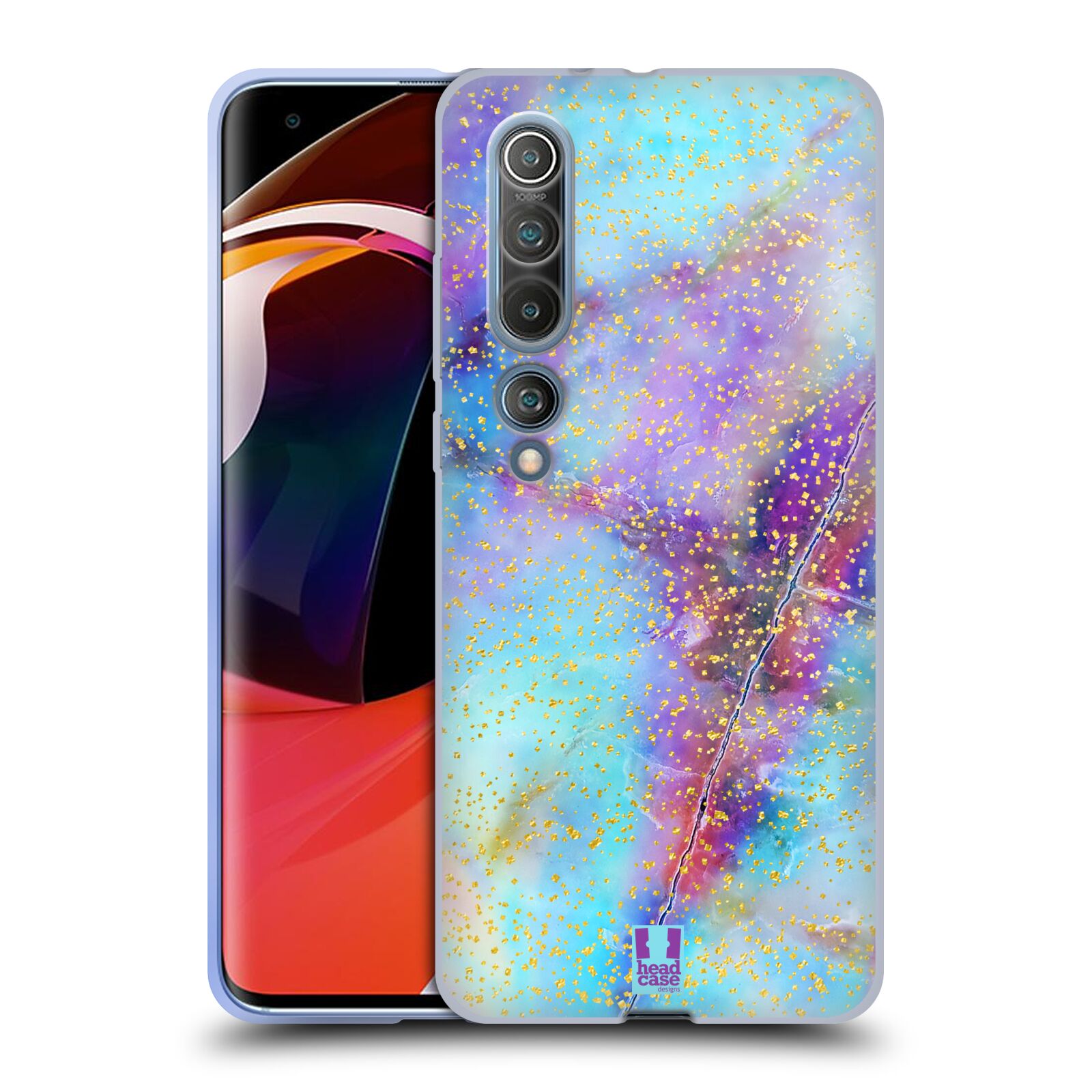 HEAD CASE DESIGNS GLITTERY MARBLE PRINTS SOFT GEL CASE FOR XIAOMI PHONES - Picture 8 of 11