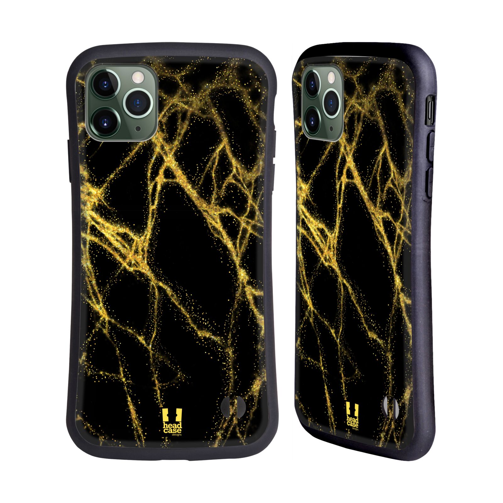 HEAD CASE DESIGNS GLITTERY MARBLE PRINTS HYBRID CASE FOR APPLE iPHONES PHONES - Picture 9 of 11
