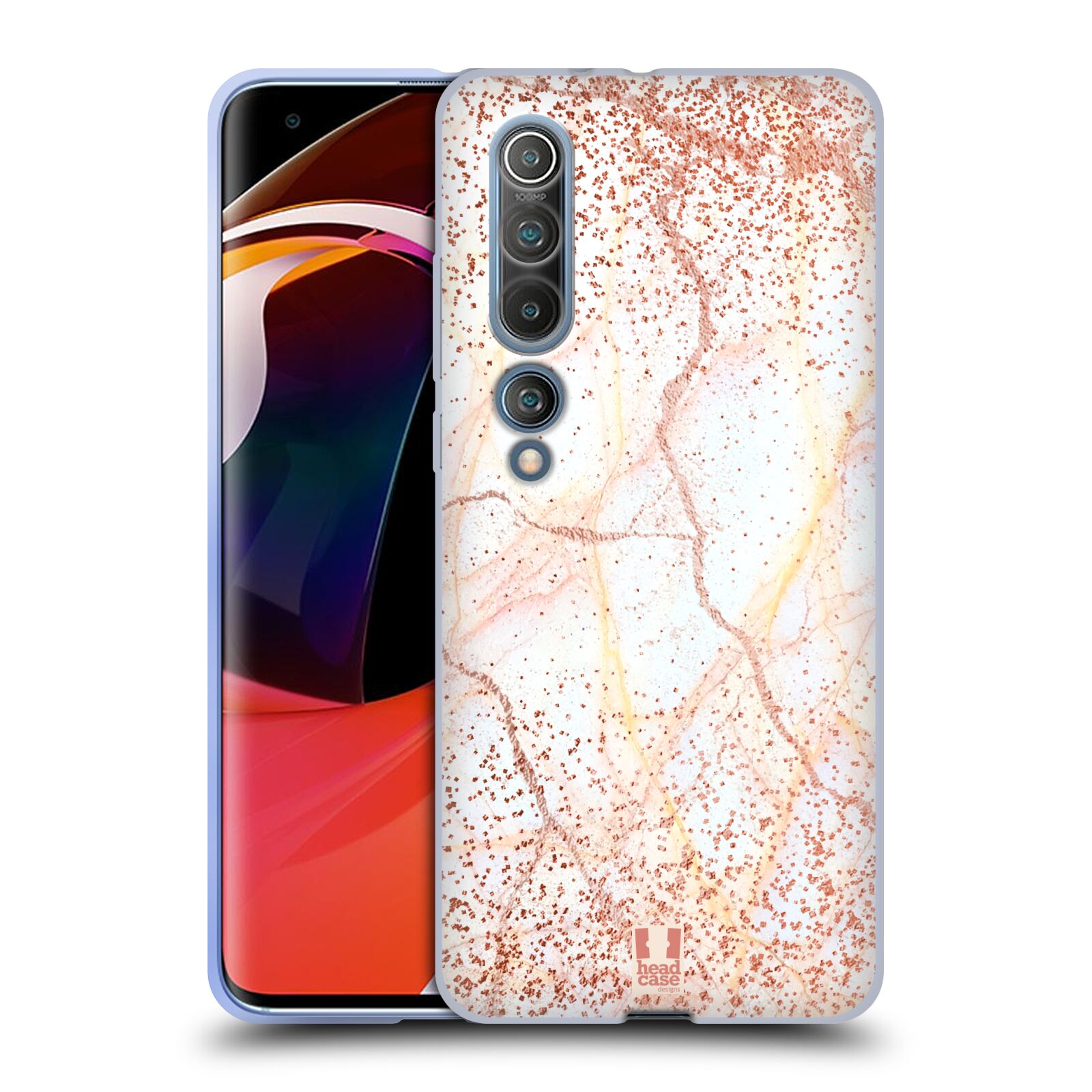HEAD CASE DESIGNS GLITTERY MARBLE PRINTS SOFT GEL CASE FOR XIAOMI PHONES - Picture 10 of 11