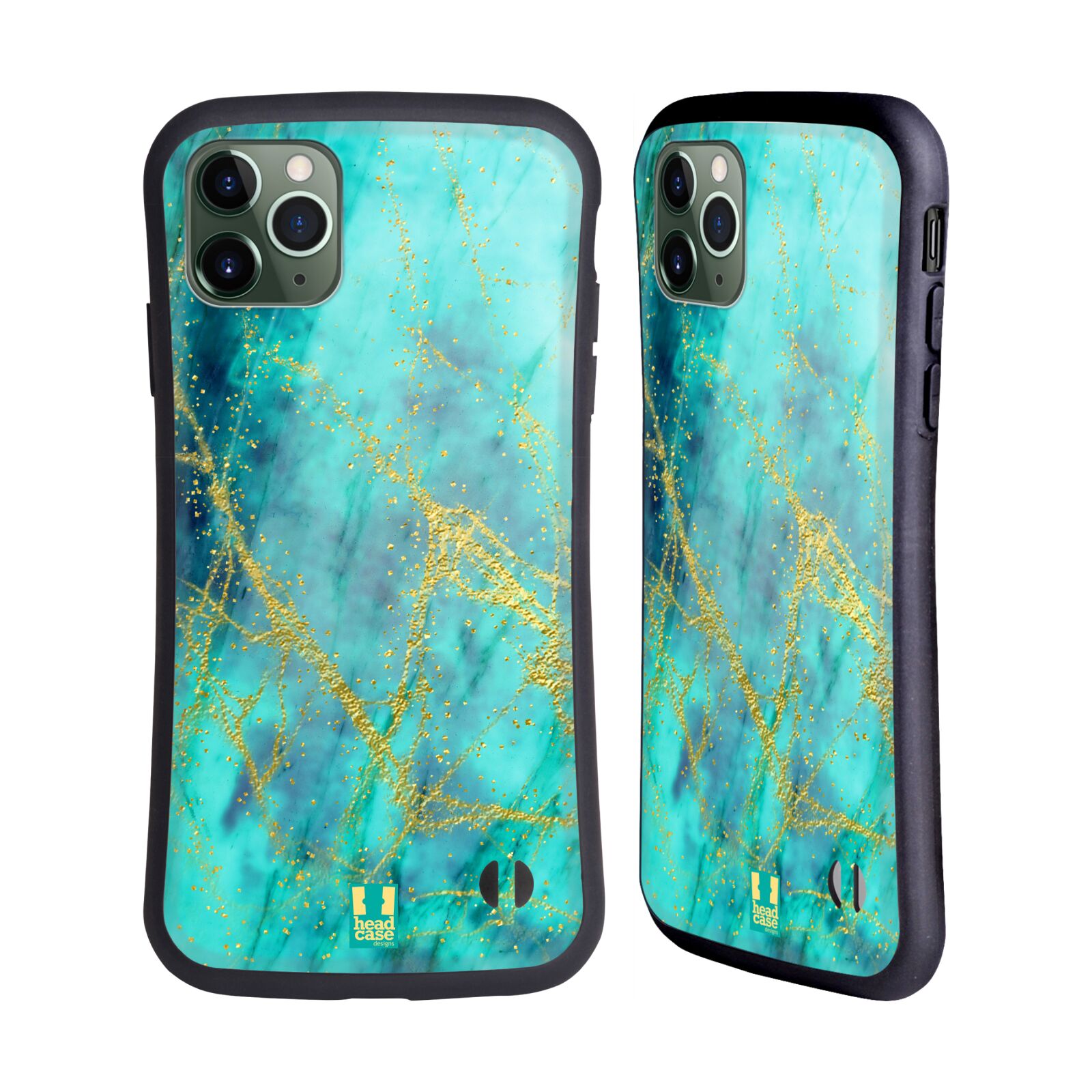 HEAD CASE DESIGNS GLITTERY MARBLE PRINTS HYBRID CASE FOR APPLE iPHONES PHONES - Picture 11 of 11