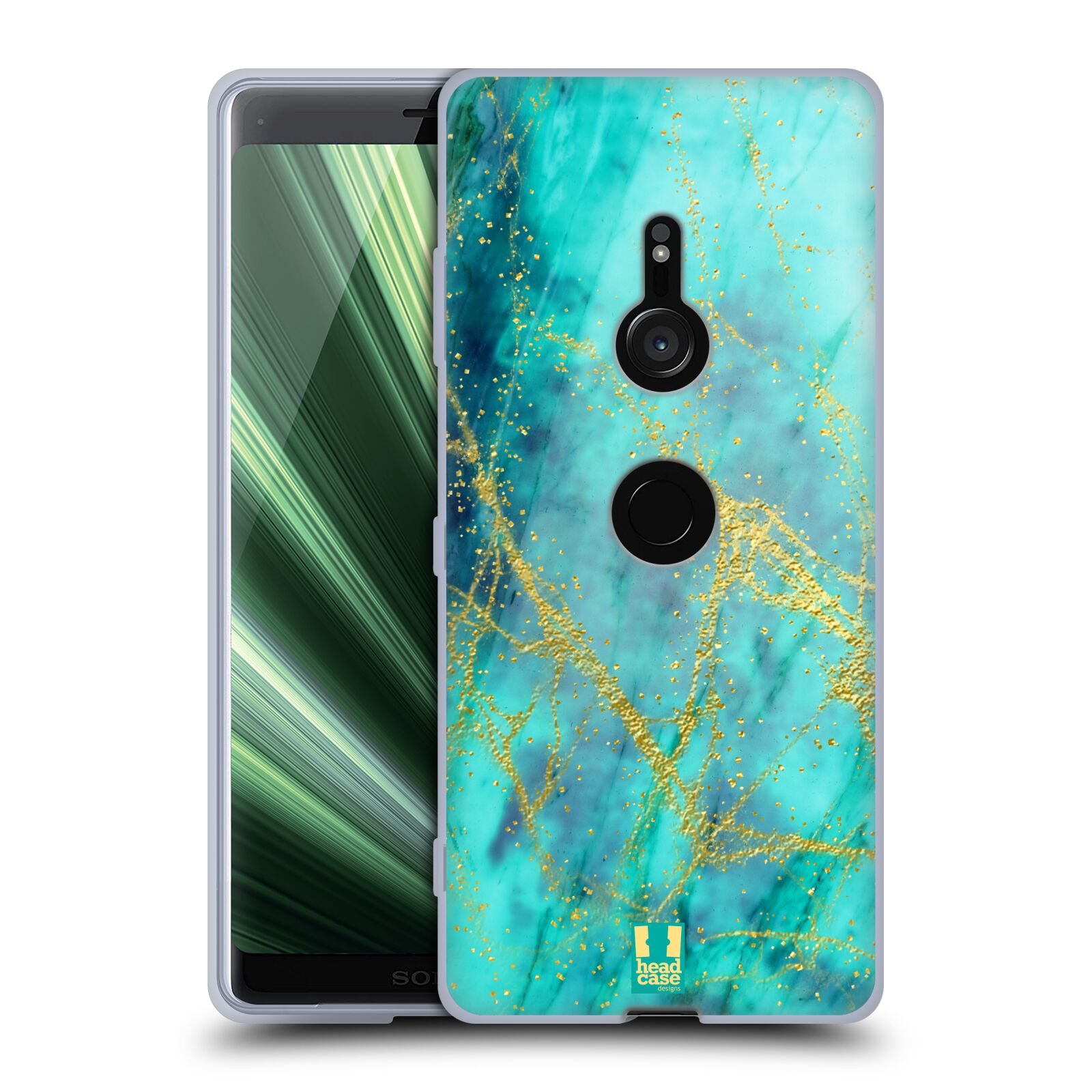 FUNDA DE GEL Y FONDO DE PANTALLA HEAD CASE DESIGNS CON IMPRESIONES DE MÁRMOL BRILLANTE PARA TELÉFONOS SONY 1 - Imagen 12 de 12