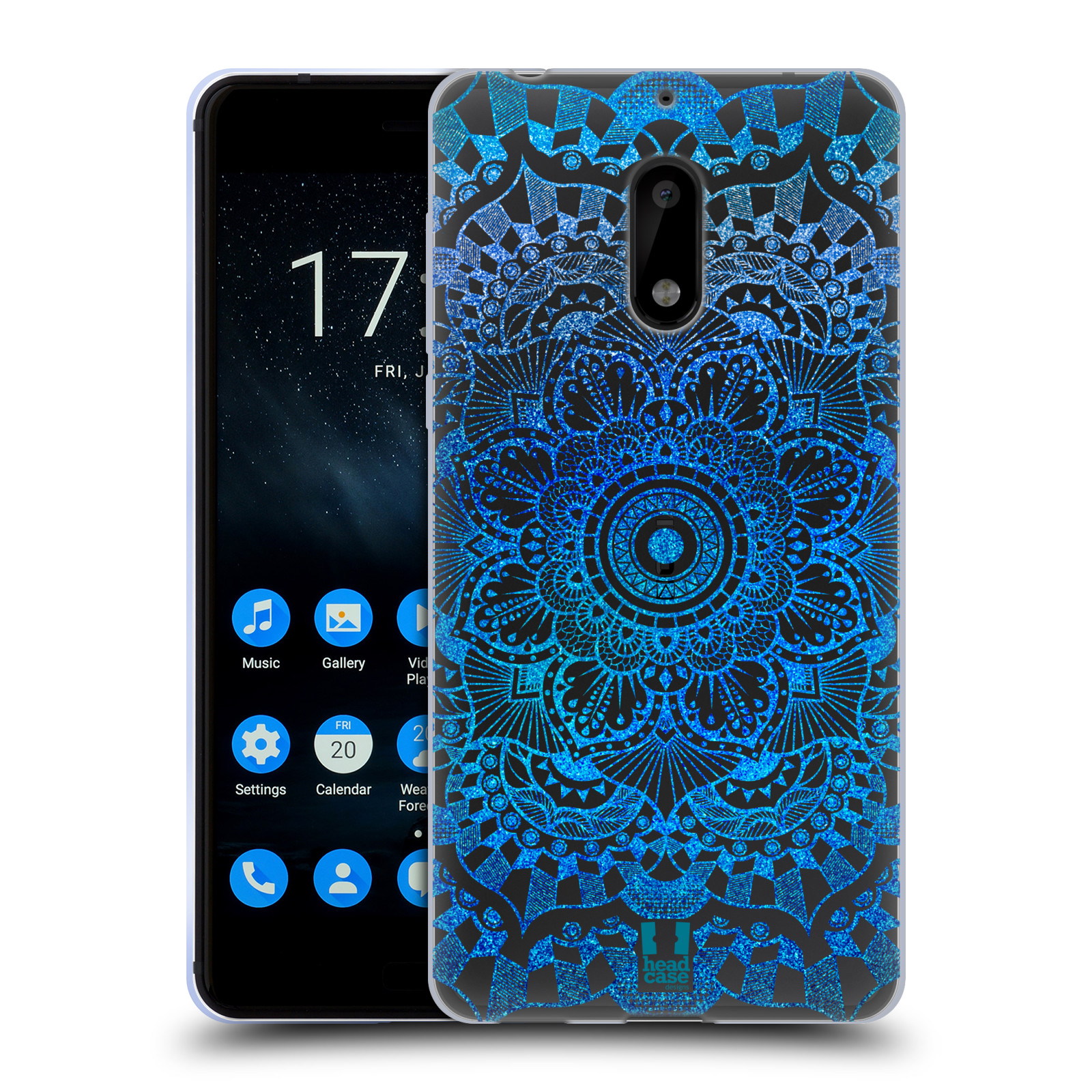 HEAD CASE DESIGNS GLITTER MANDALA PRINTS SOFT GEL CASE FOR NOKIA PHONES 1 - Picture 8 of 10