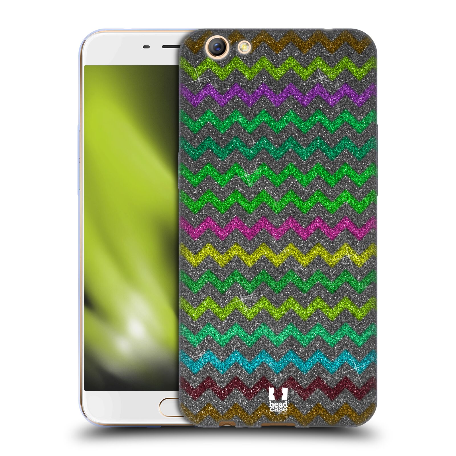 HEAD CASE DESIGNS GLITTERING PATTERNS SOFT GEL CASE FOR OPPO PHONES