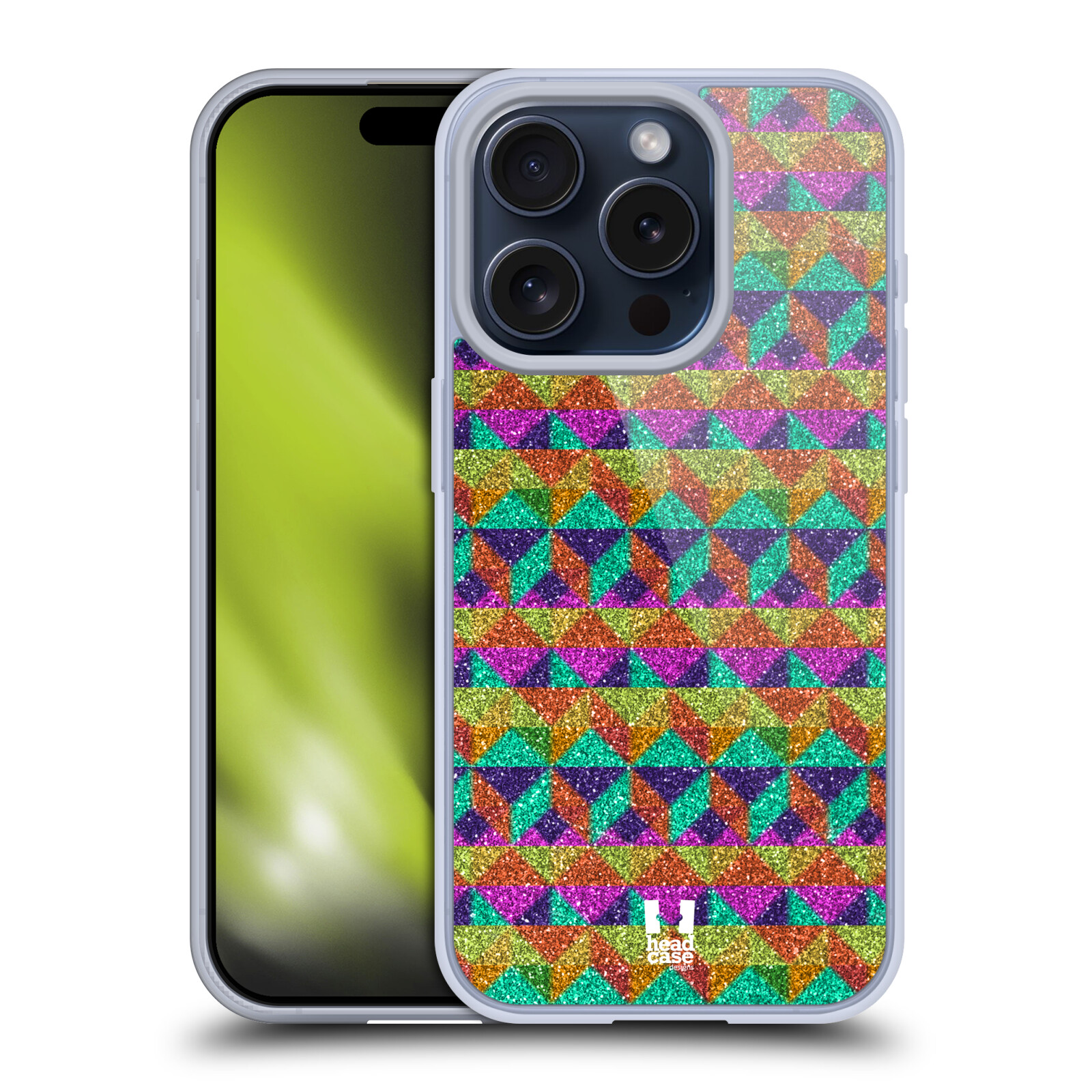HEAD CASE DESIGNS GLITTERING PATTERNS SOFT GEL CASE FOR APPLE iPHONE PHONES - Picture 9 of 13